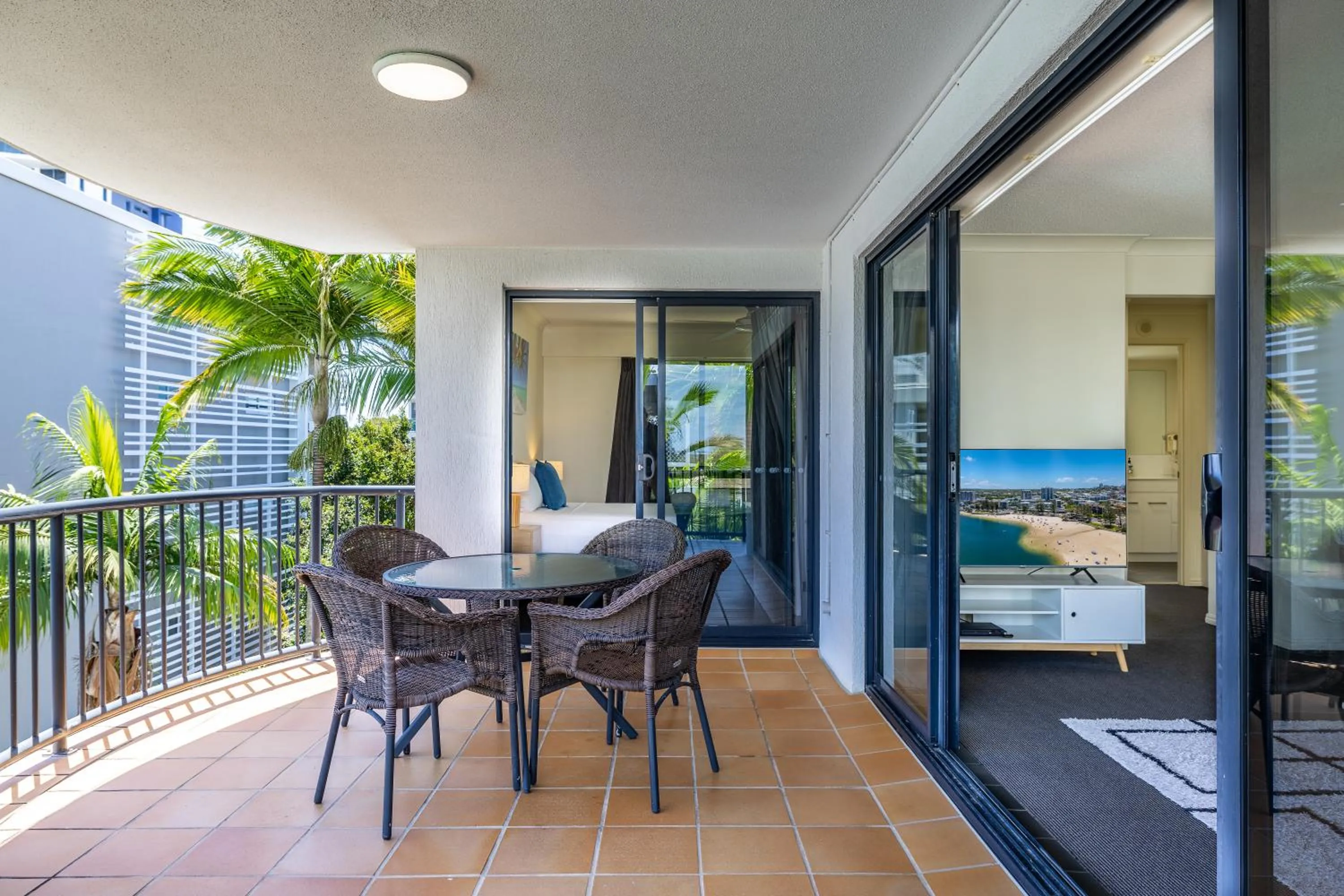 Balcony/Terrace in Belaire Place Motel Apartments