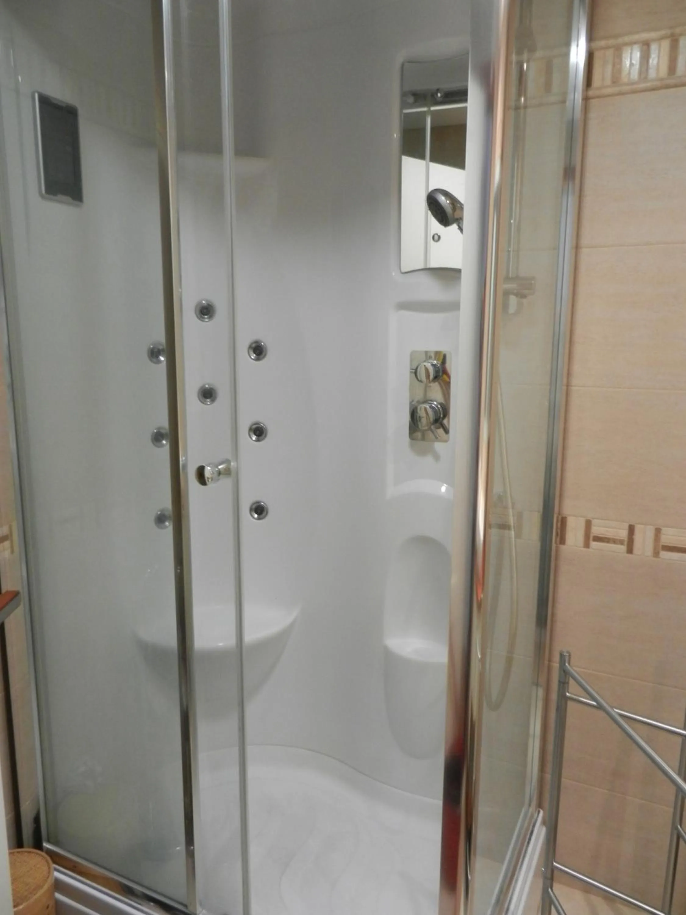 Shower in luxury lisbon apartment T2