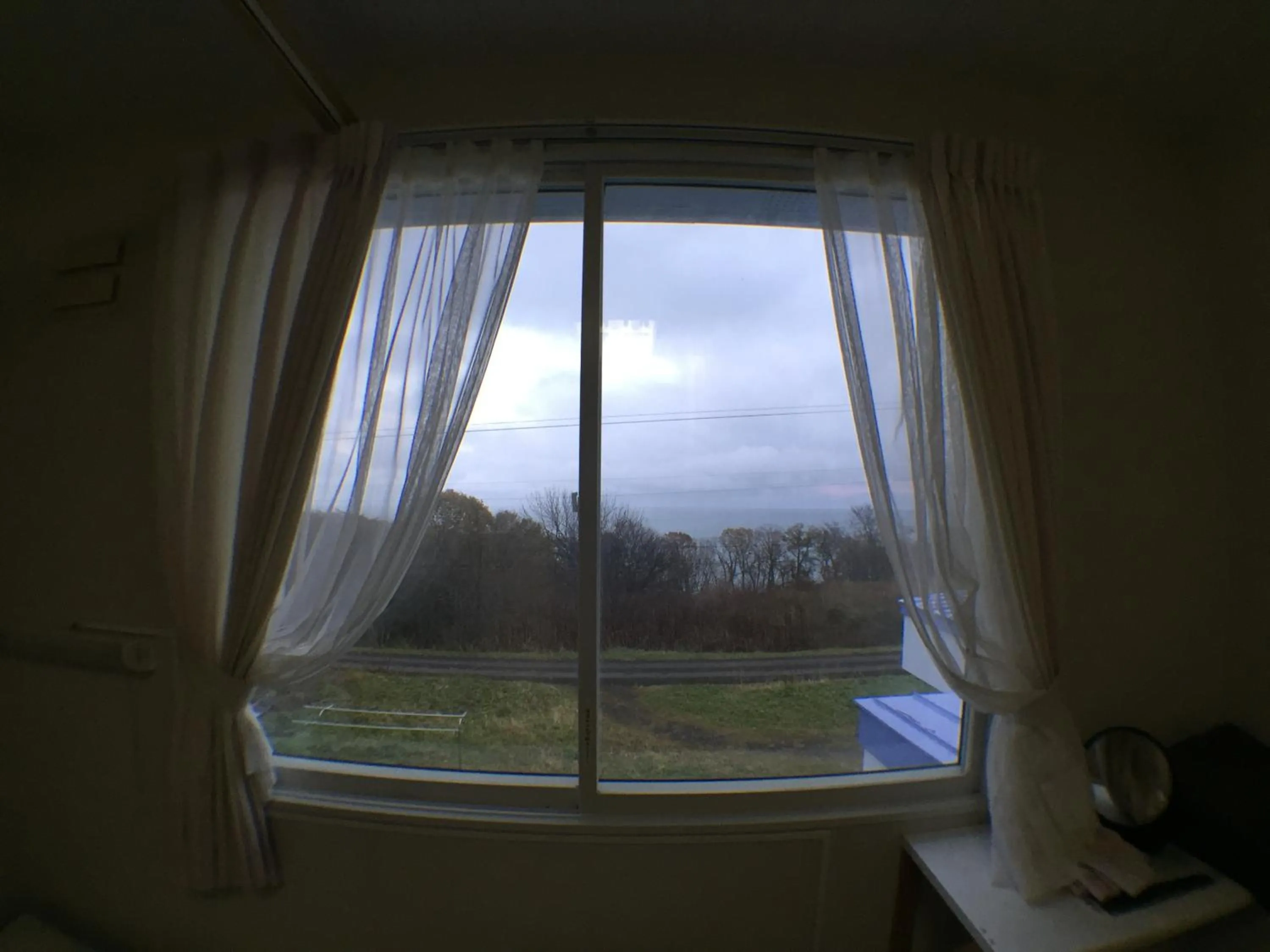 Sea view in Abashiri Ryuhyou no Oka guesthouse