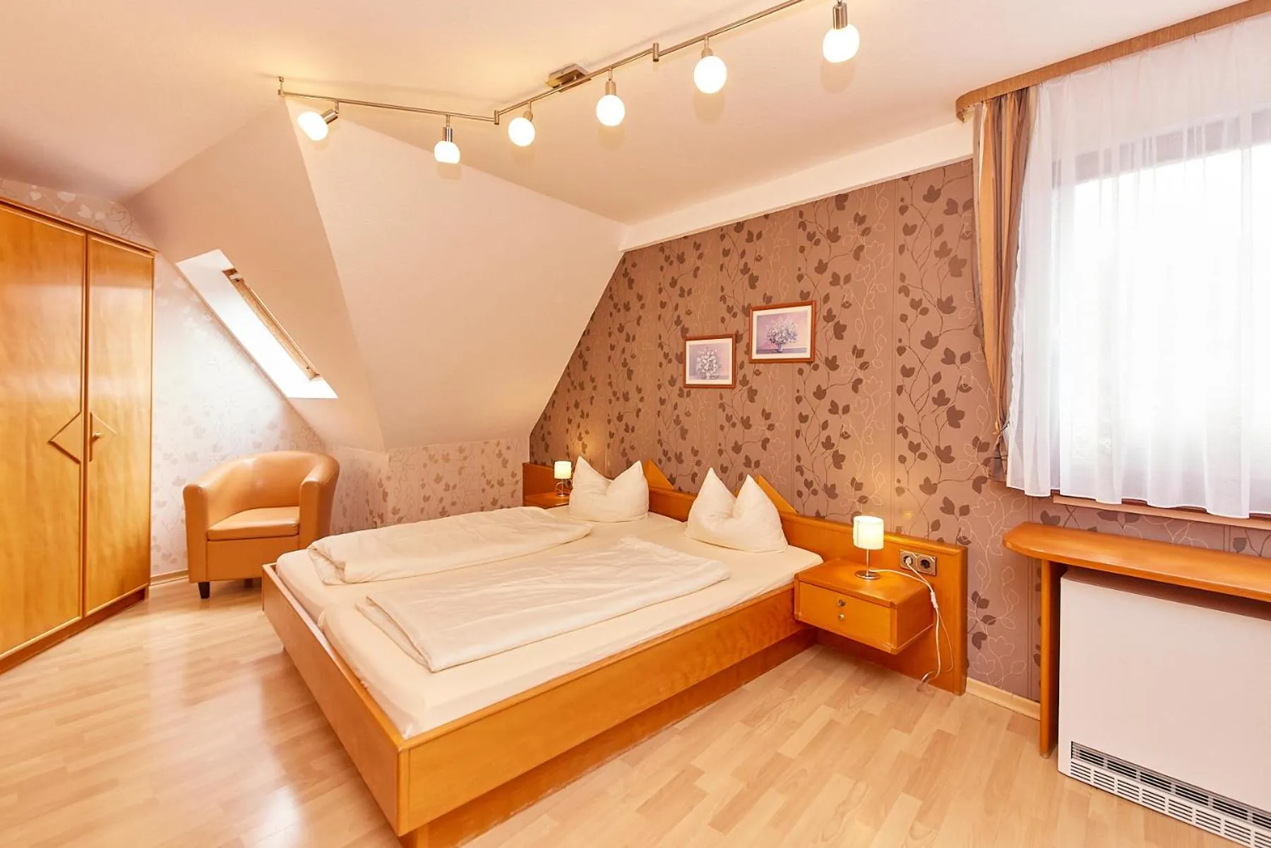 Bed in Hotel-Restaurant Ehses