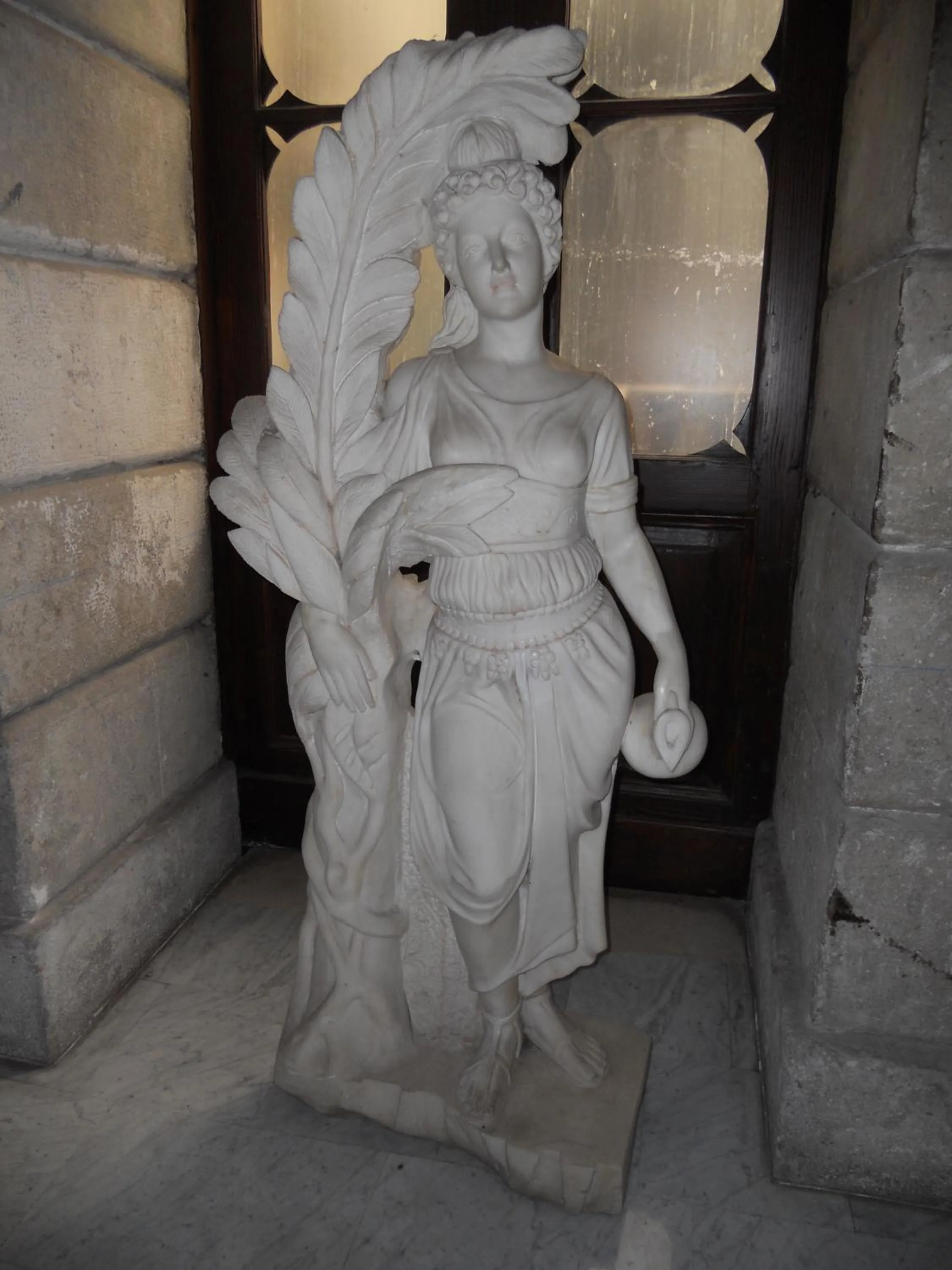 Decorative detail in Palazzo Brigido