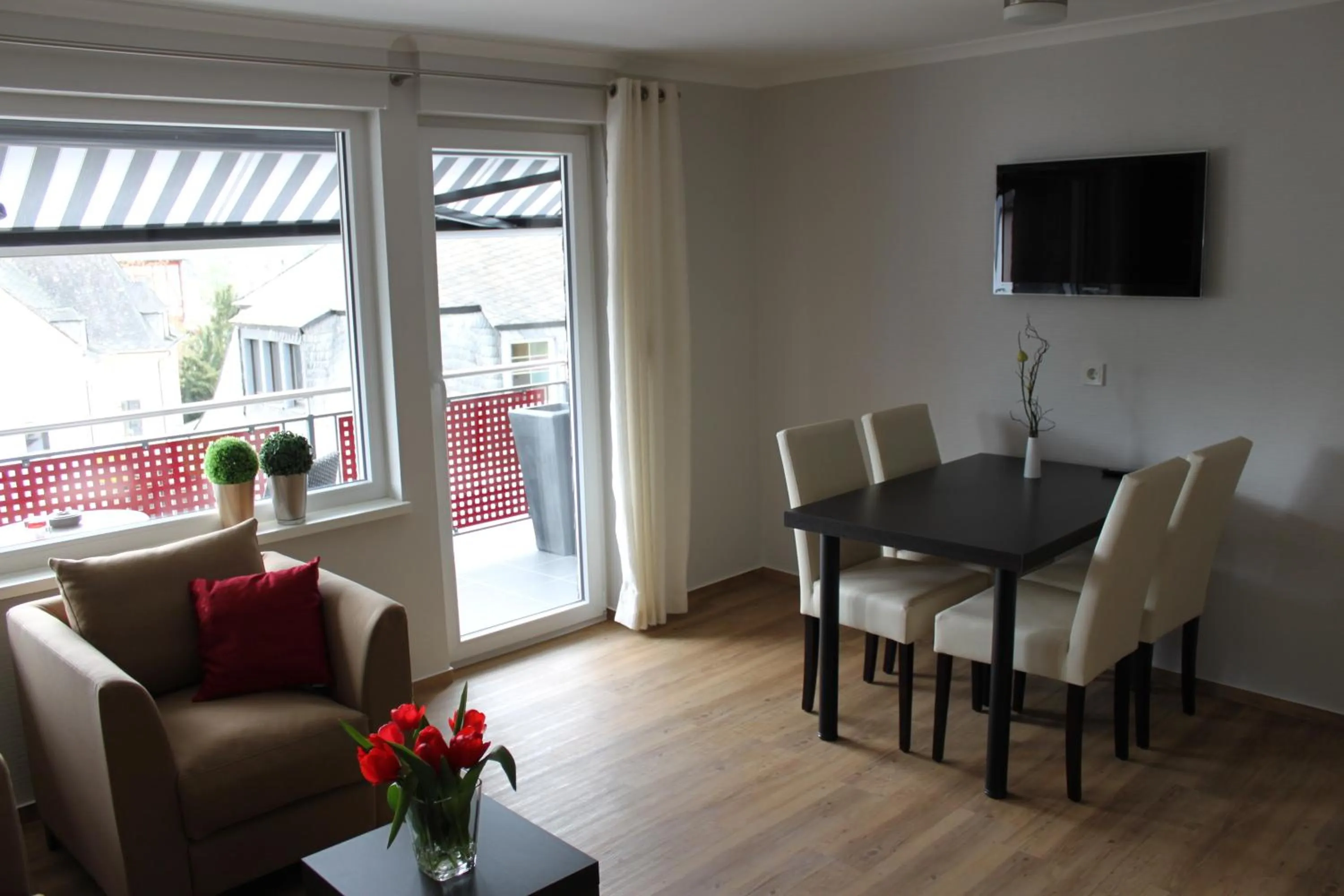 Dining area in Feriendomizil am Lindenplatz