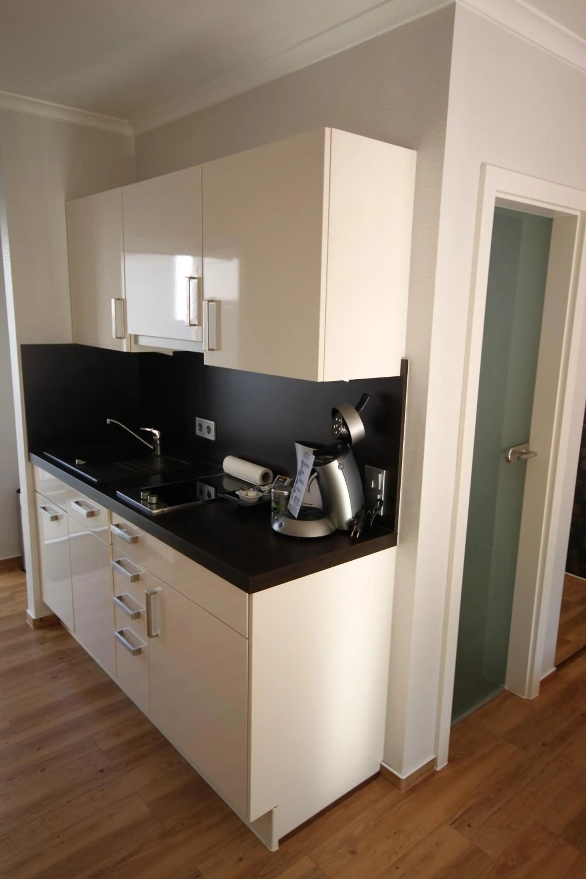 Kitchen or kitchenette in Feriendomizil am Lindenplatz