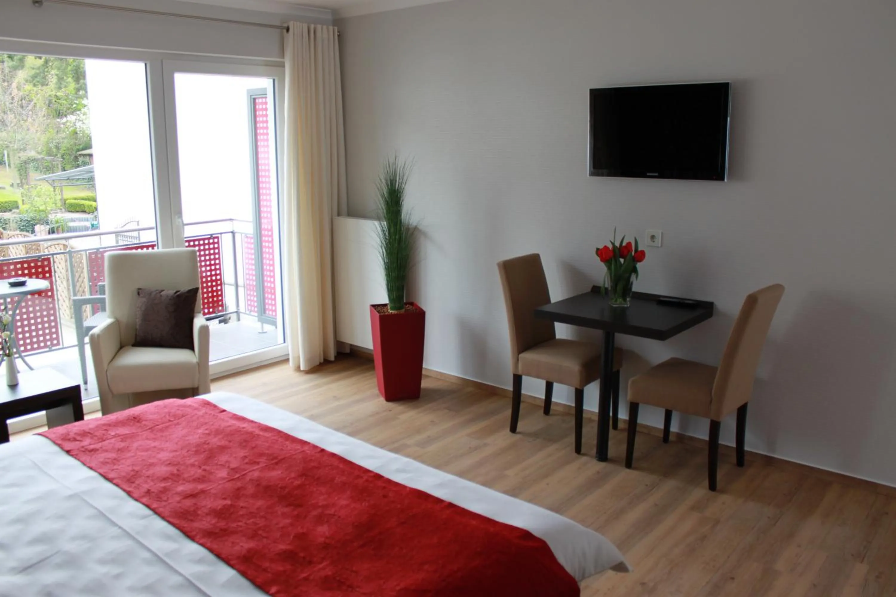 Photo of the whole room, Bed in Feriendomizil am Lindenplatz