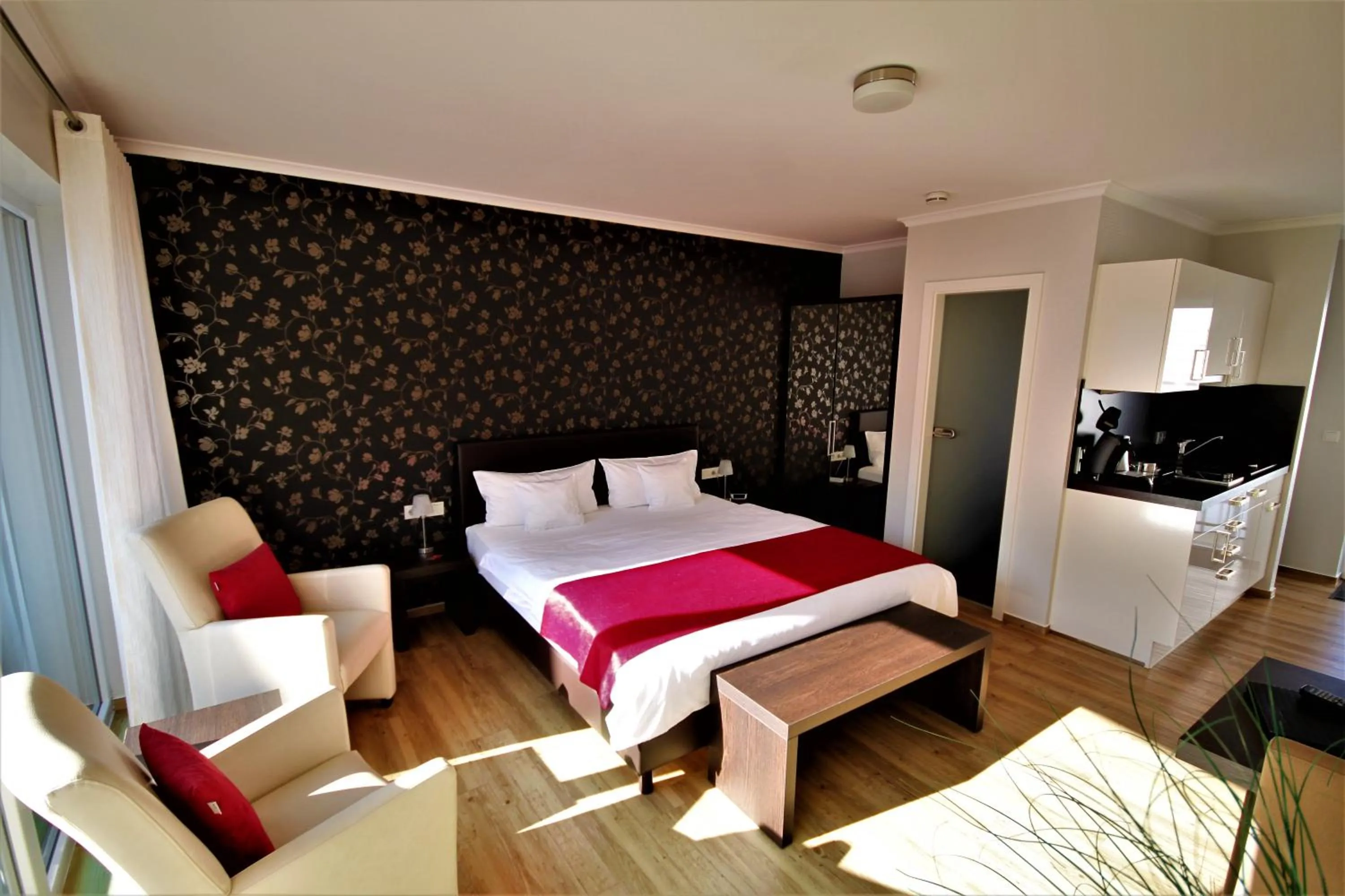 Photo of the whole room, Bed in Feriendomizil am Lindenplatz