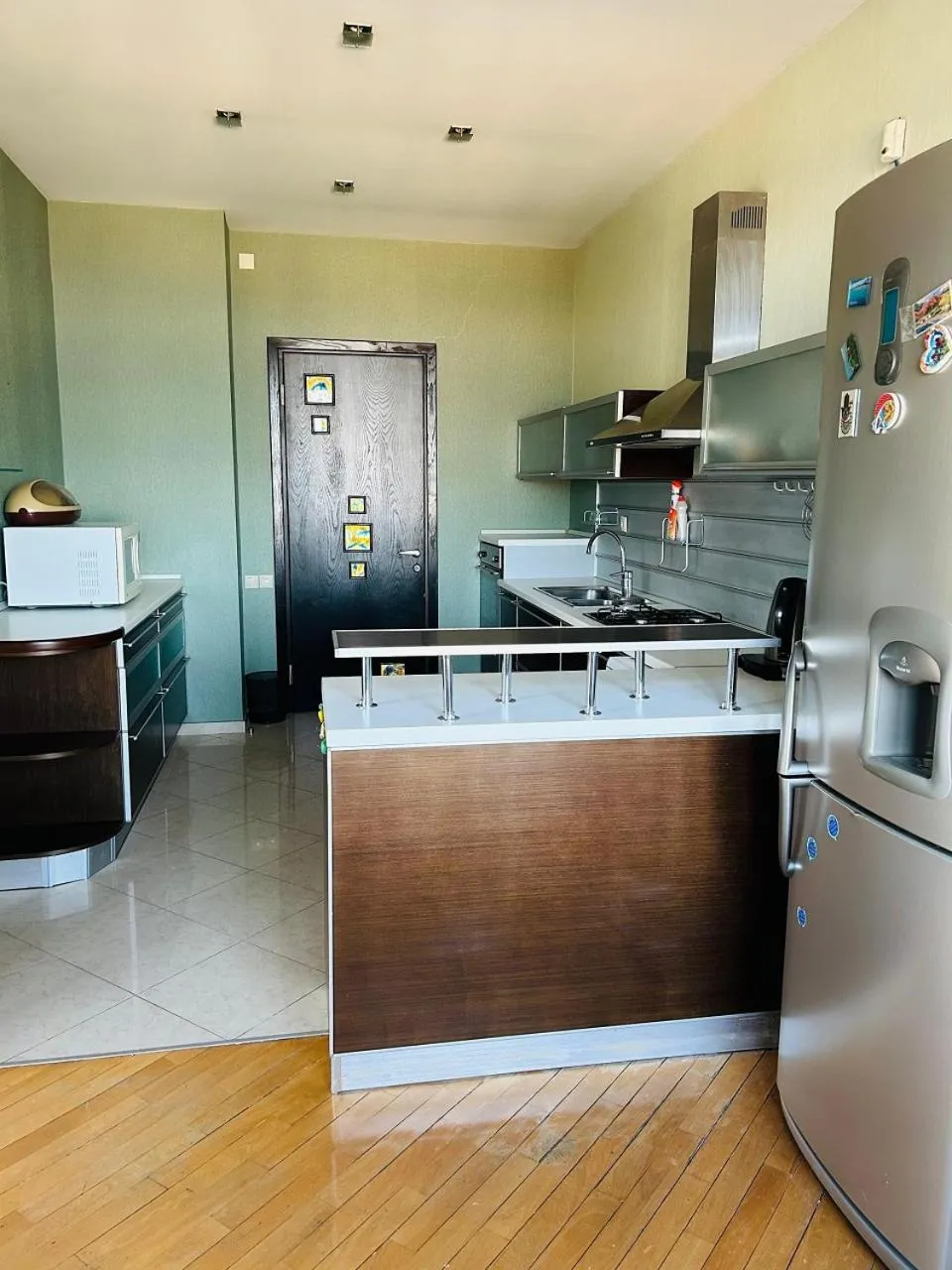 Kitchen or kitchenette in Sunday Hotel Baku