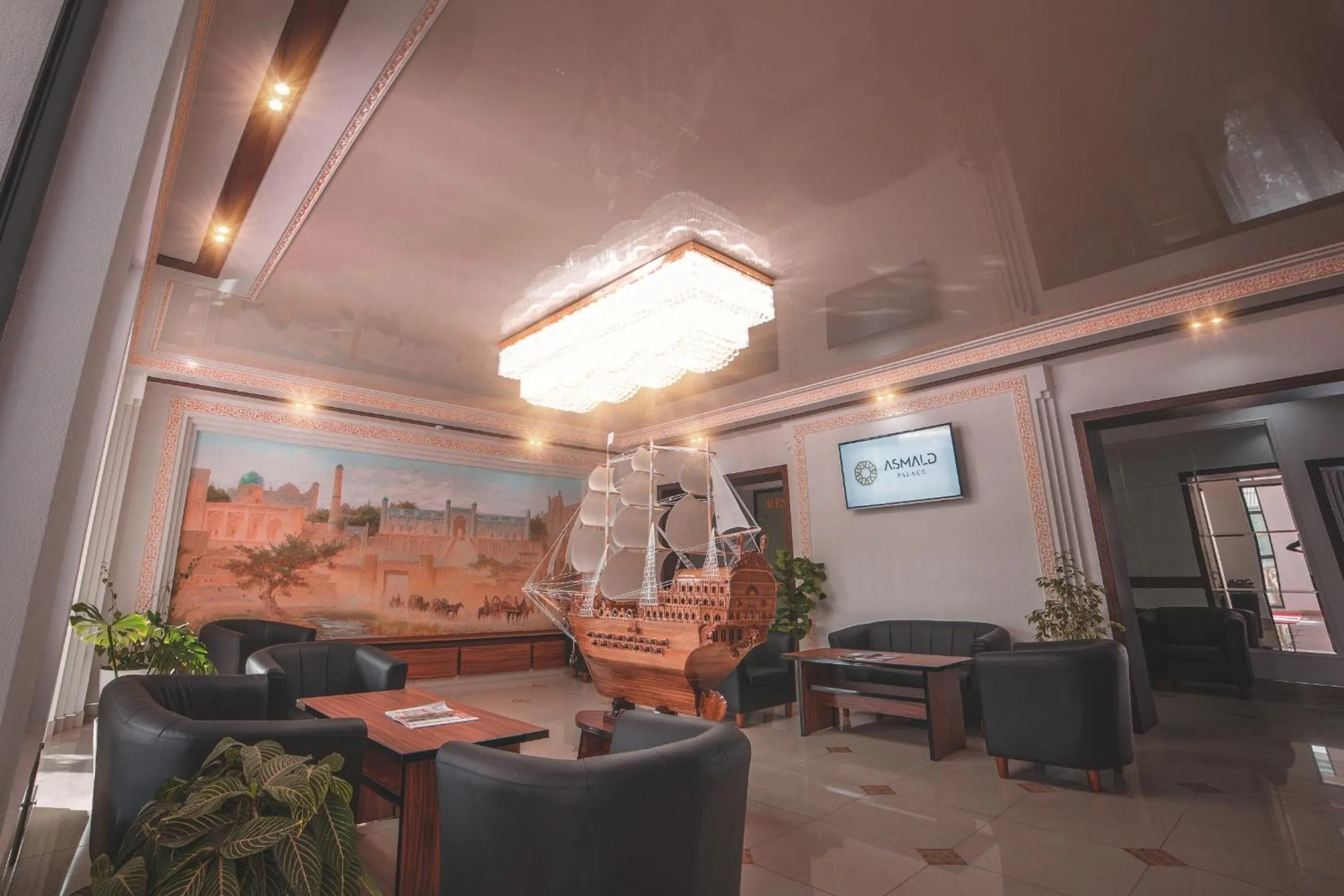 Lobby or reception in Asmald Palace Hotel