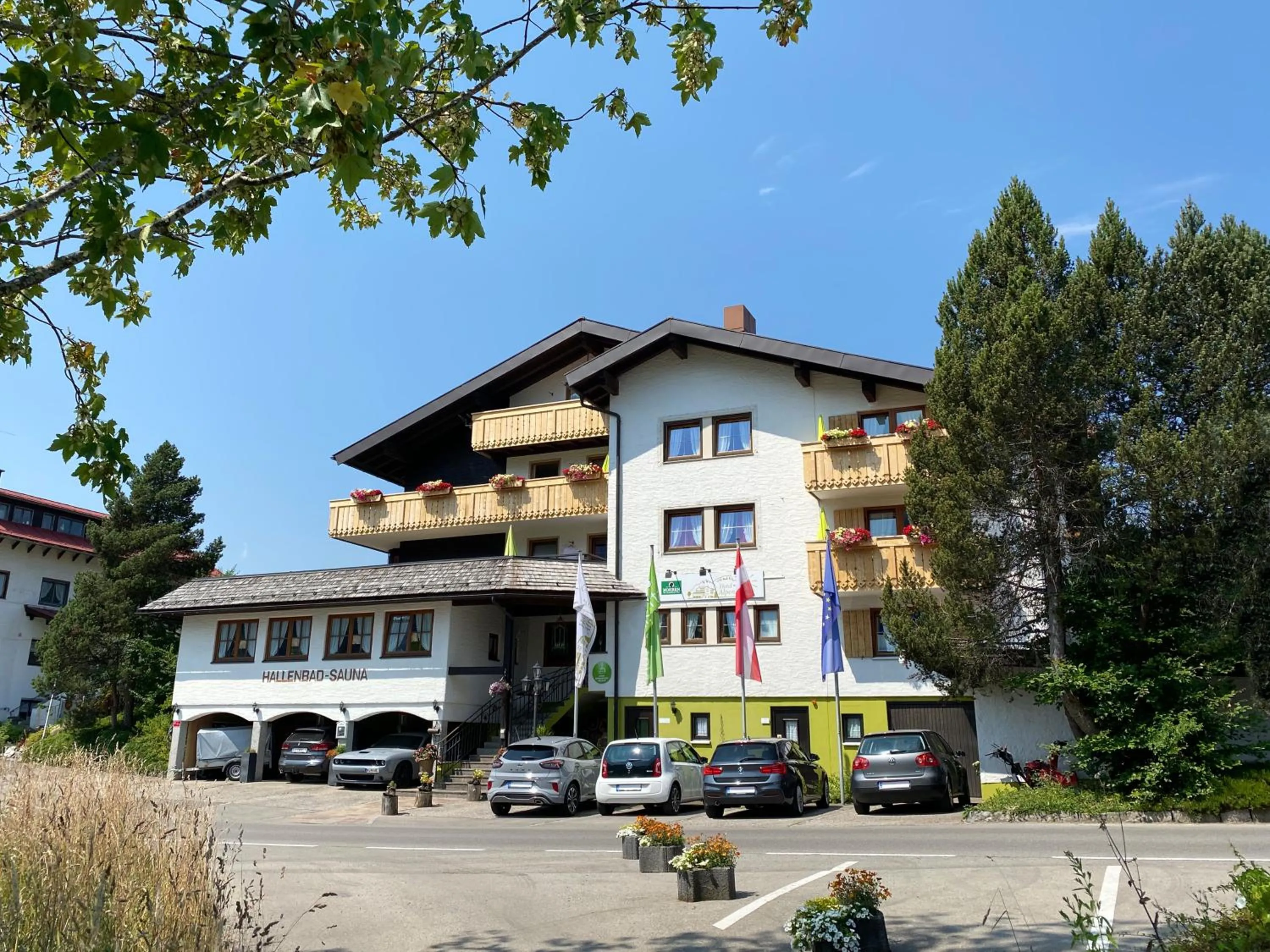 Property building in Hotel Alpensonne