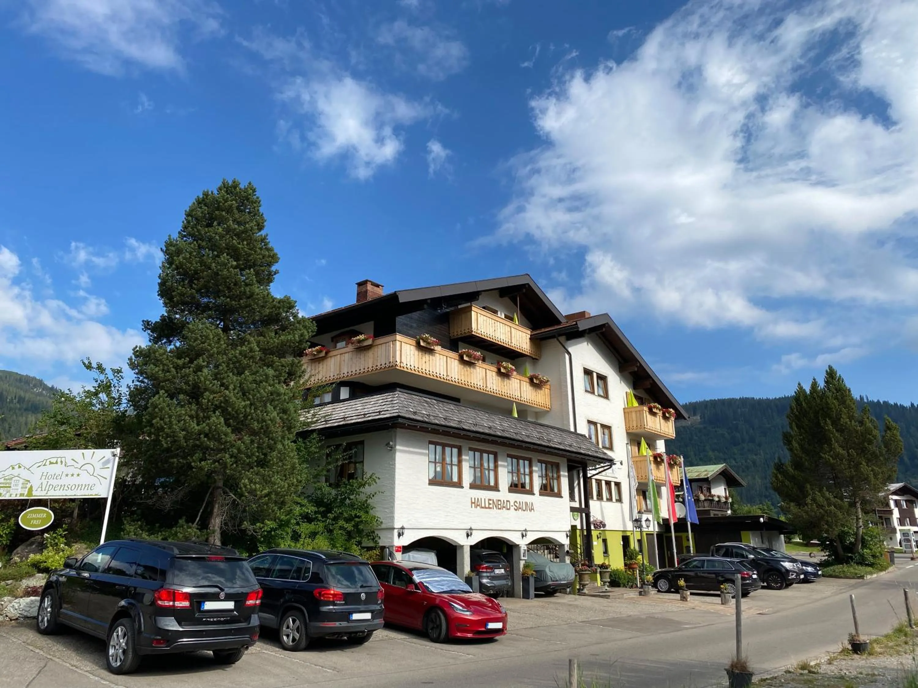 Property building in Hotel Alpensonne