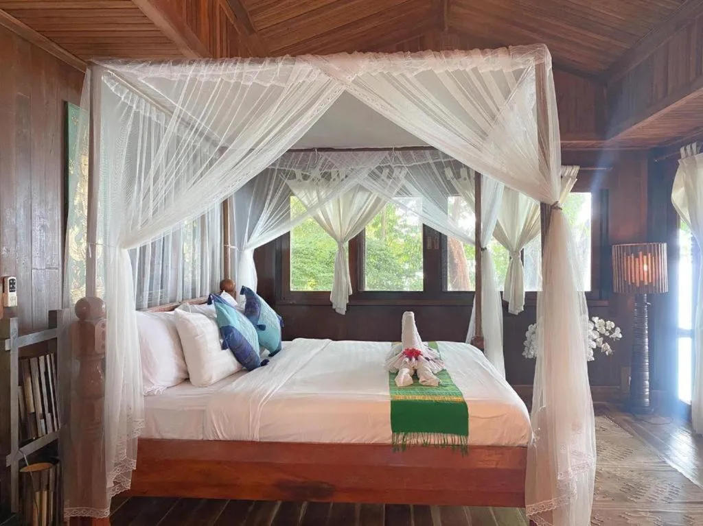 Bed in Viking Nature Resort