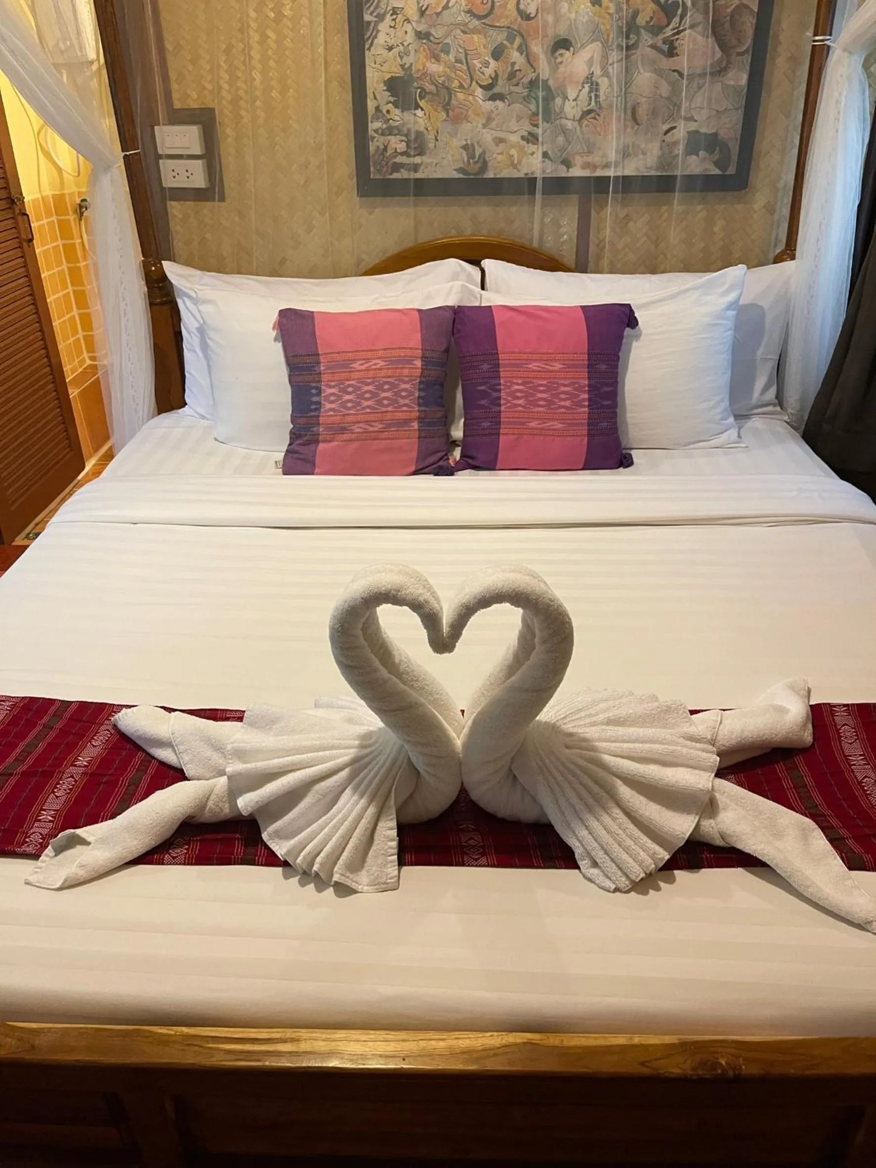 Bed in Viking Nature Resort