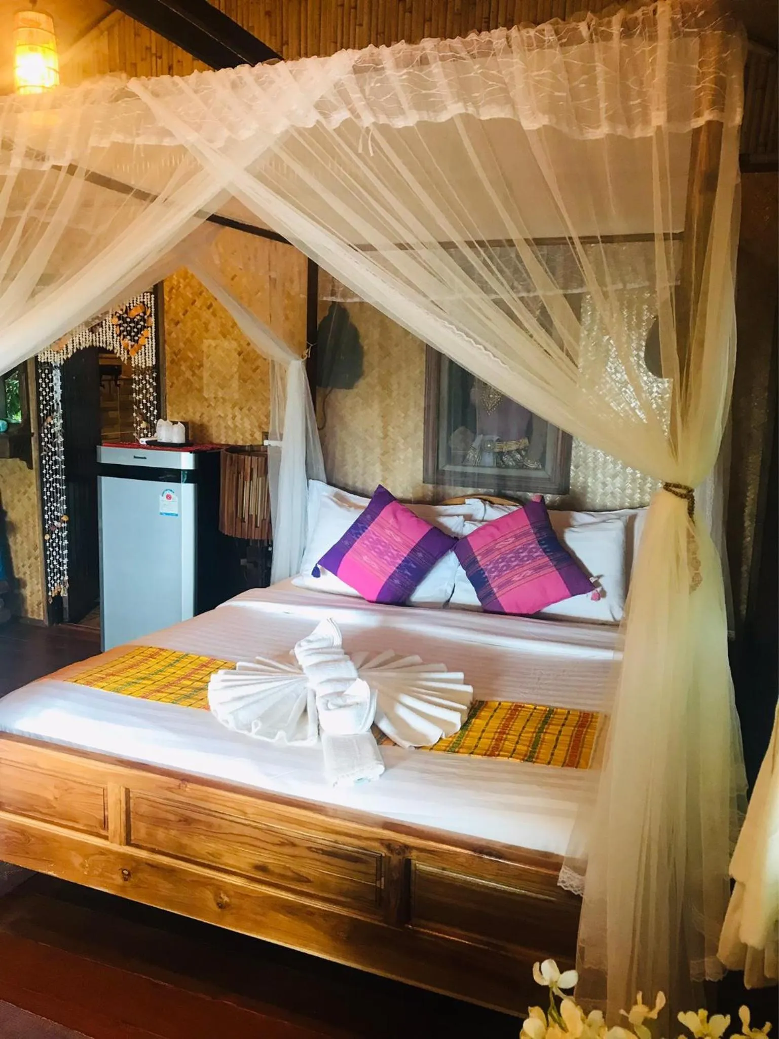 Bed in Viking Nature Resort