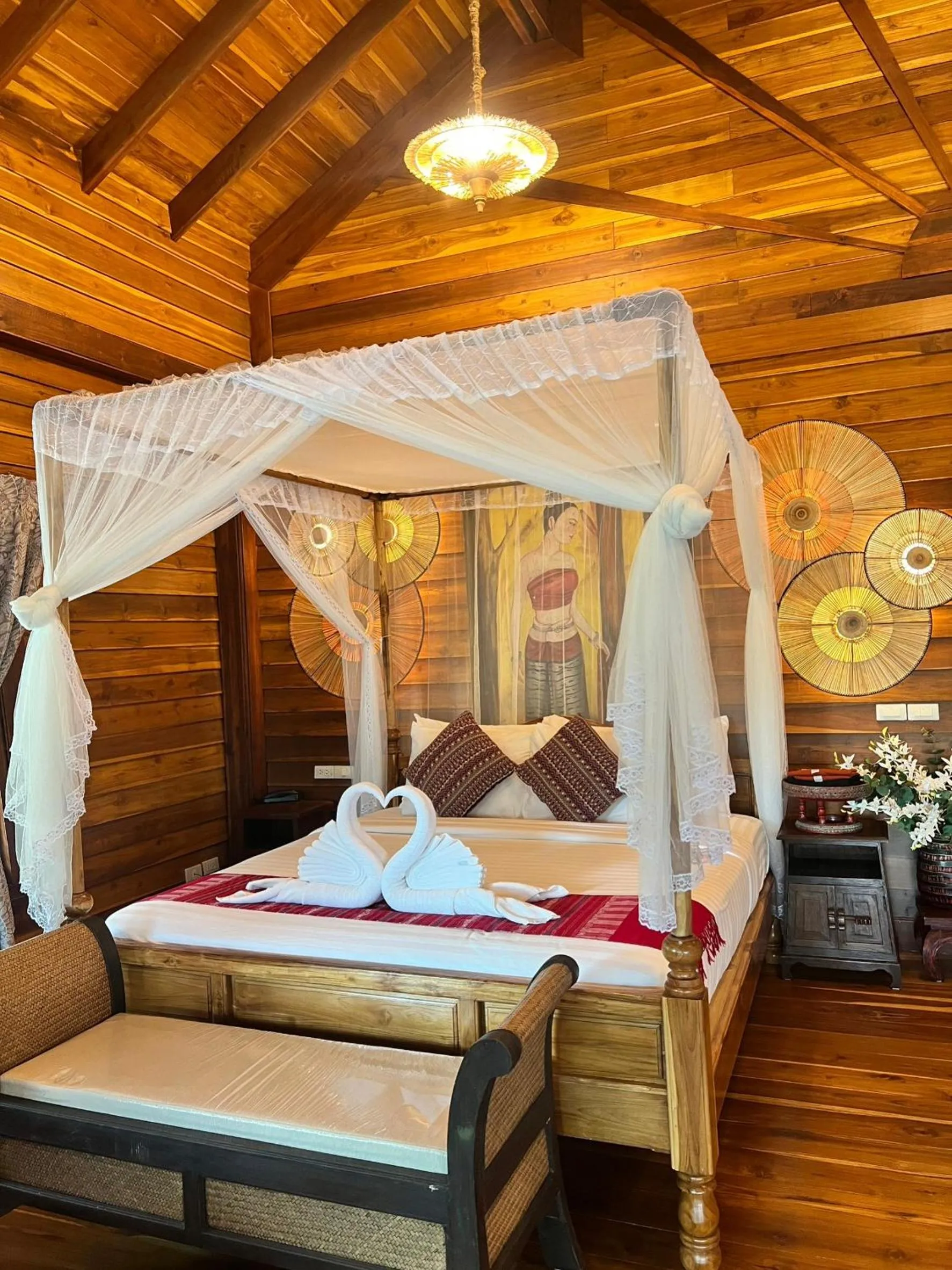 Bed in Viking Nature Resort