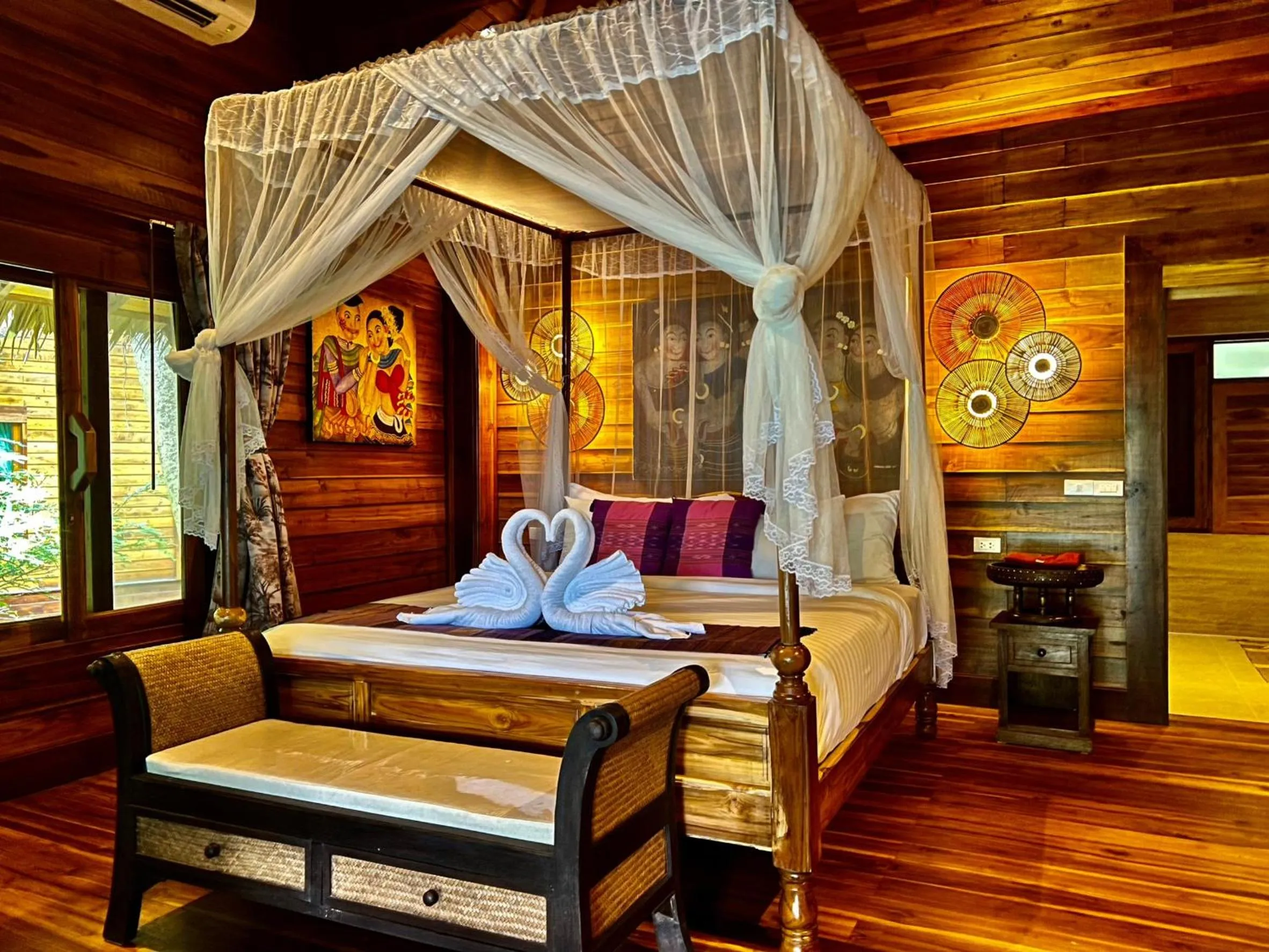 Bed in Viking Nature Resort