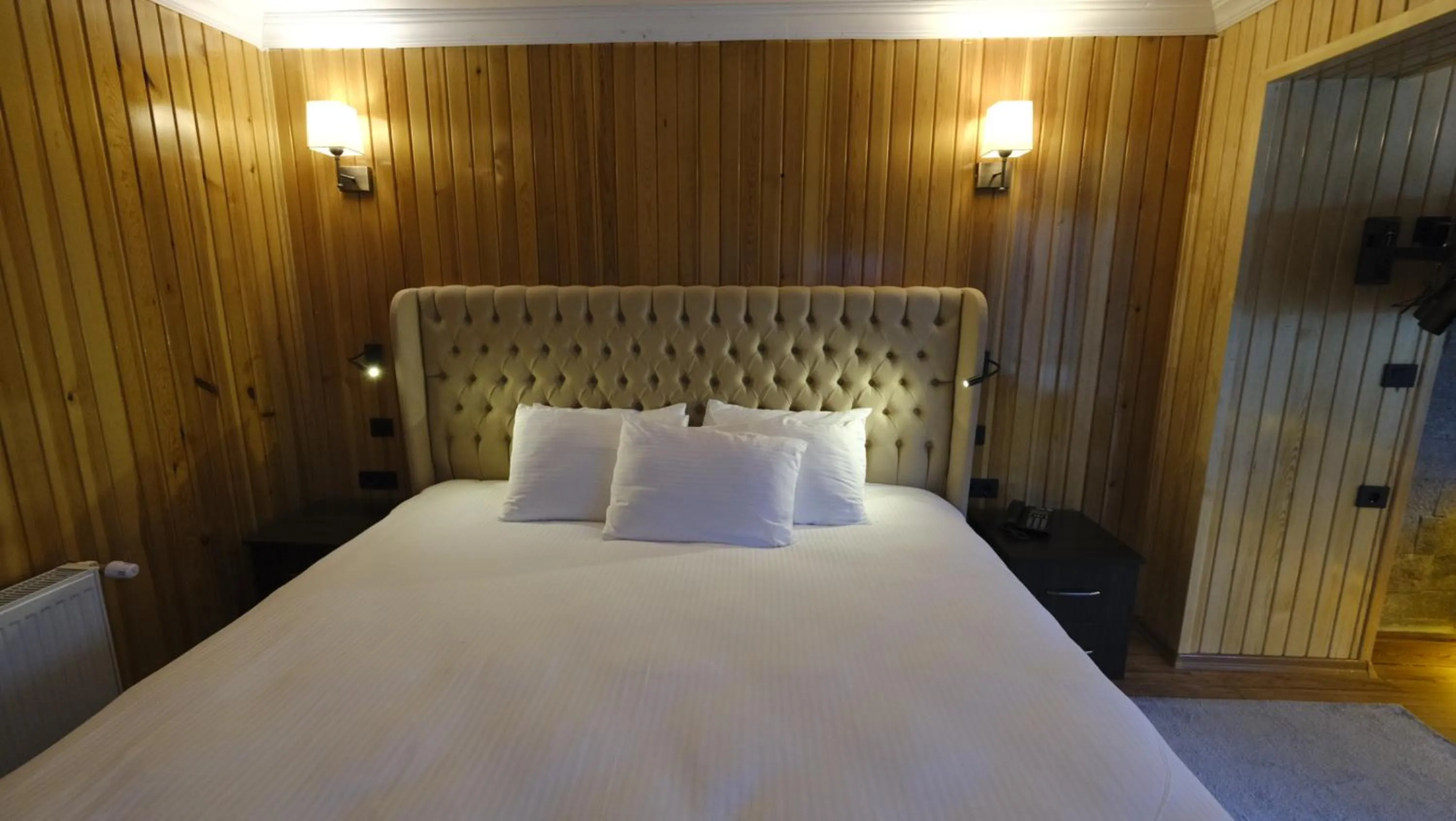 Bed in Ayder Villa de Pelit Hotel