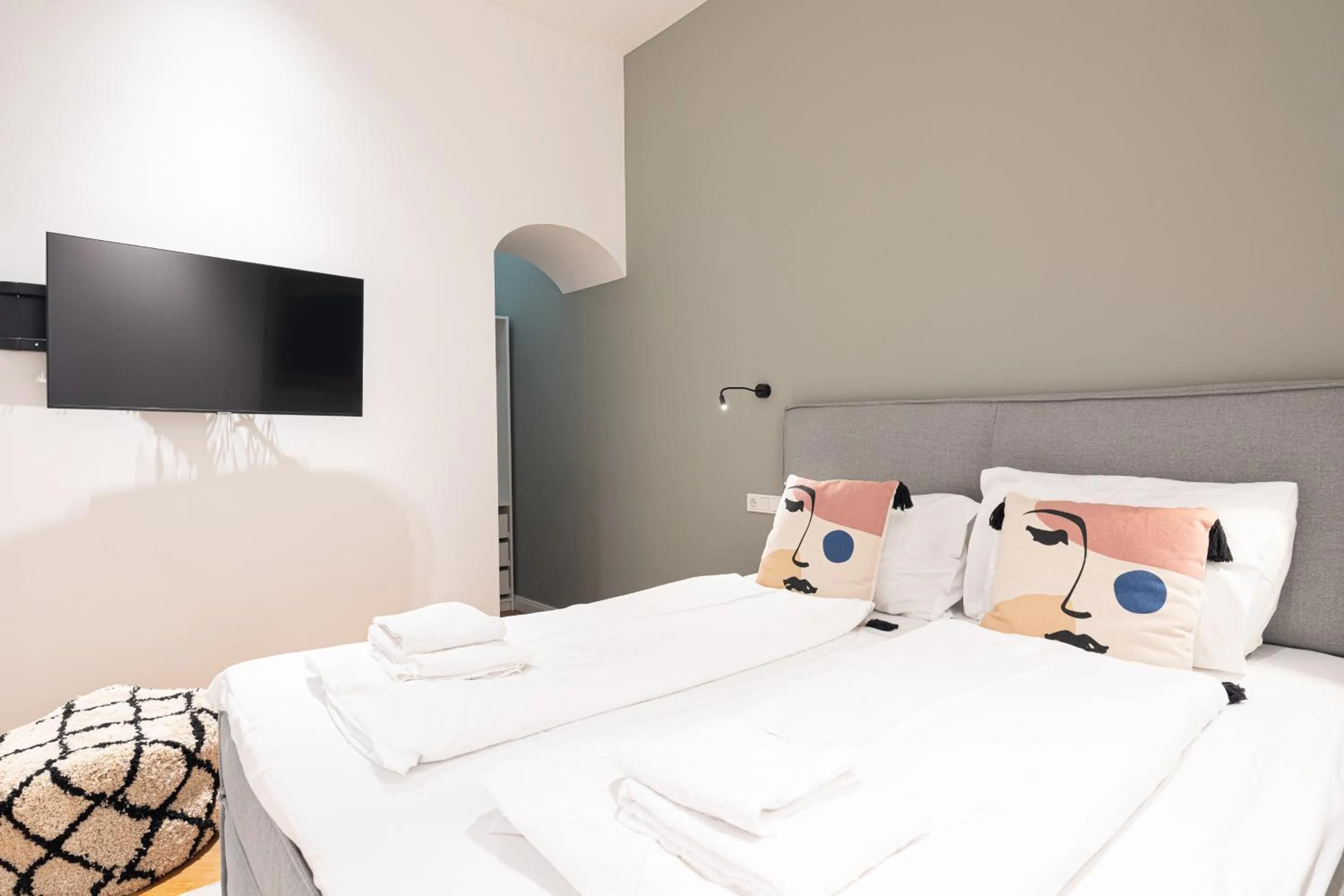 Bedroom, Bed in Mint@Naschmarkt Premium Apartments