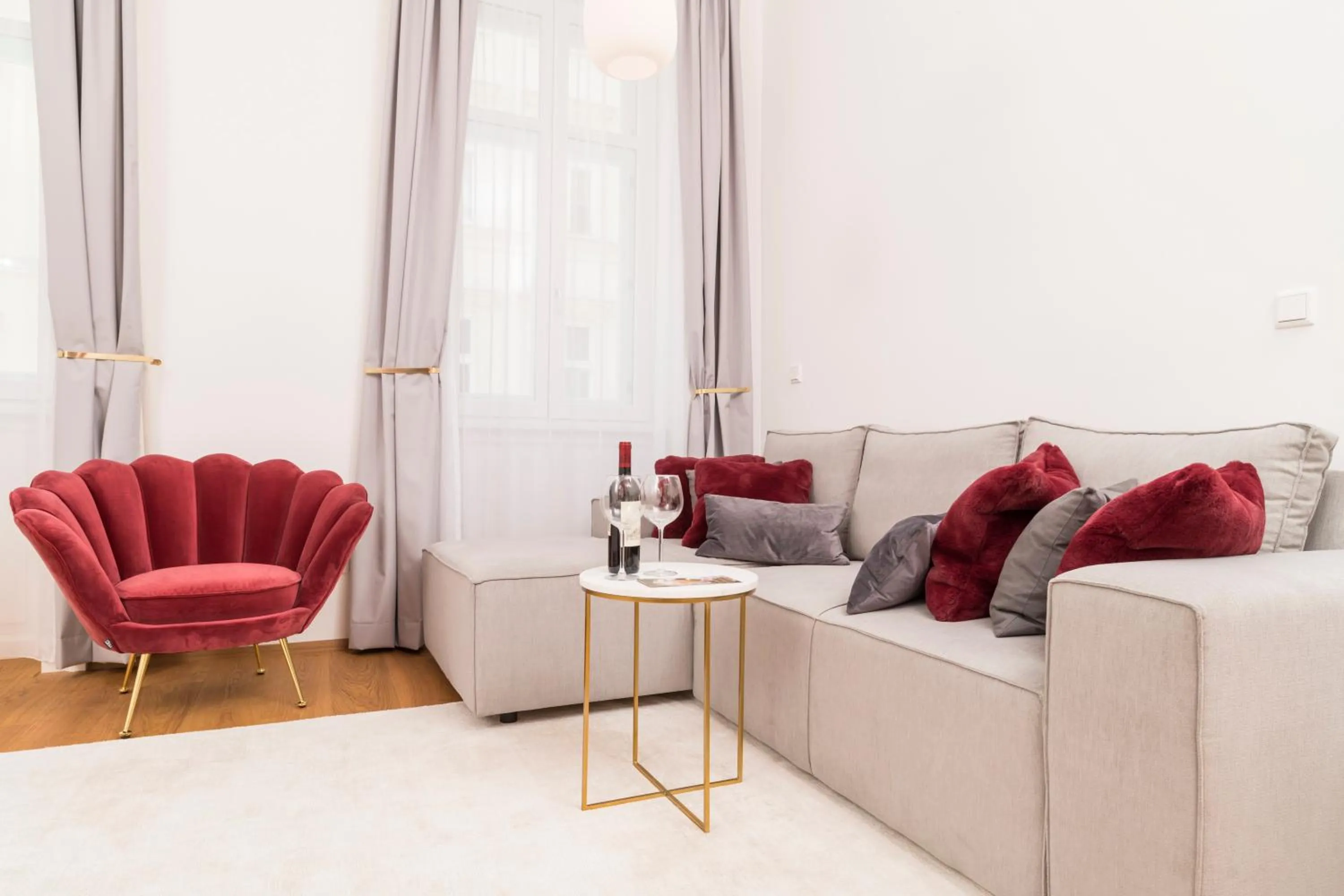 Living room in Mint@Naschmarkt Premium Apartments