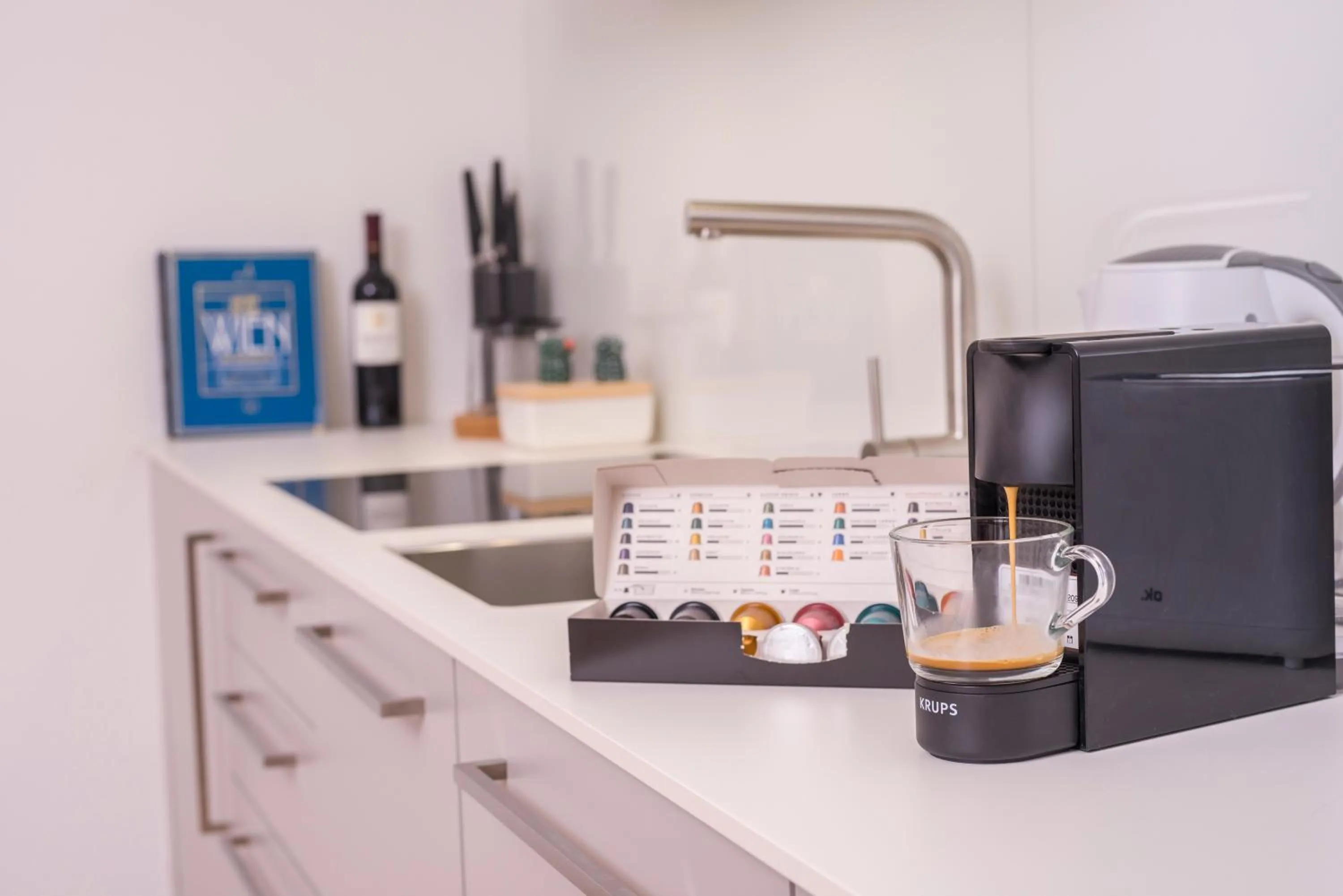 Kitchen or kitchenette in Mint@Naschmarkt Premium Apartments