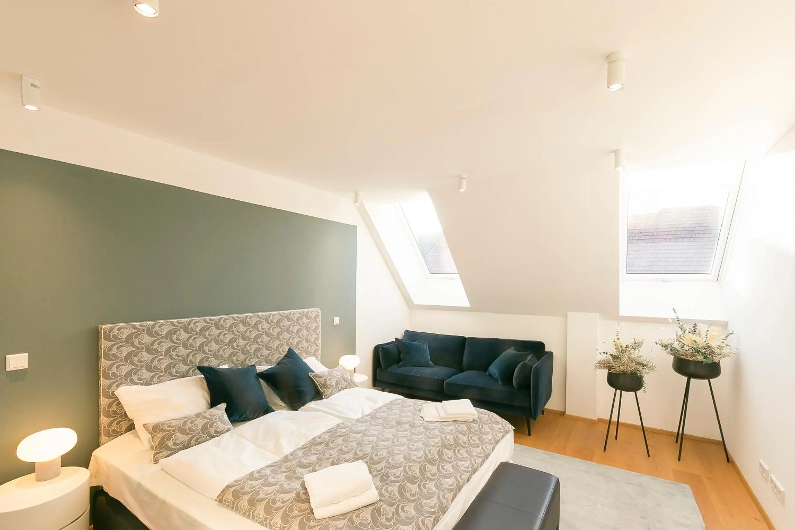 Bedroom, Bed in Mint@Naschmarkt Premium Apartments