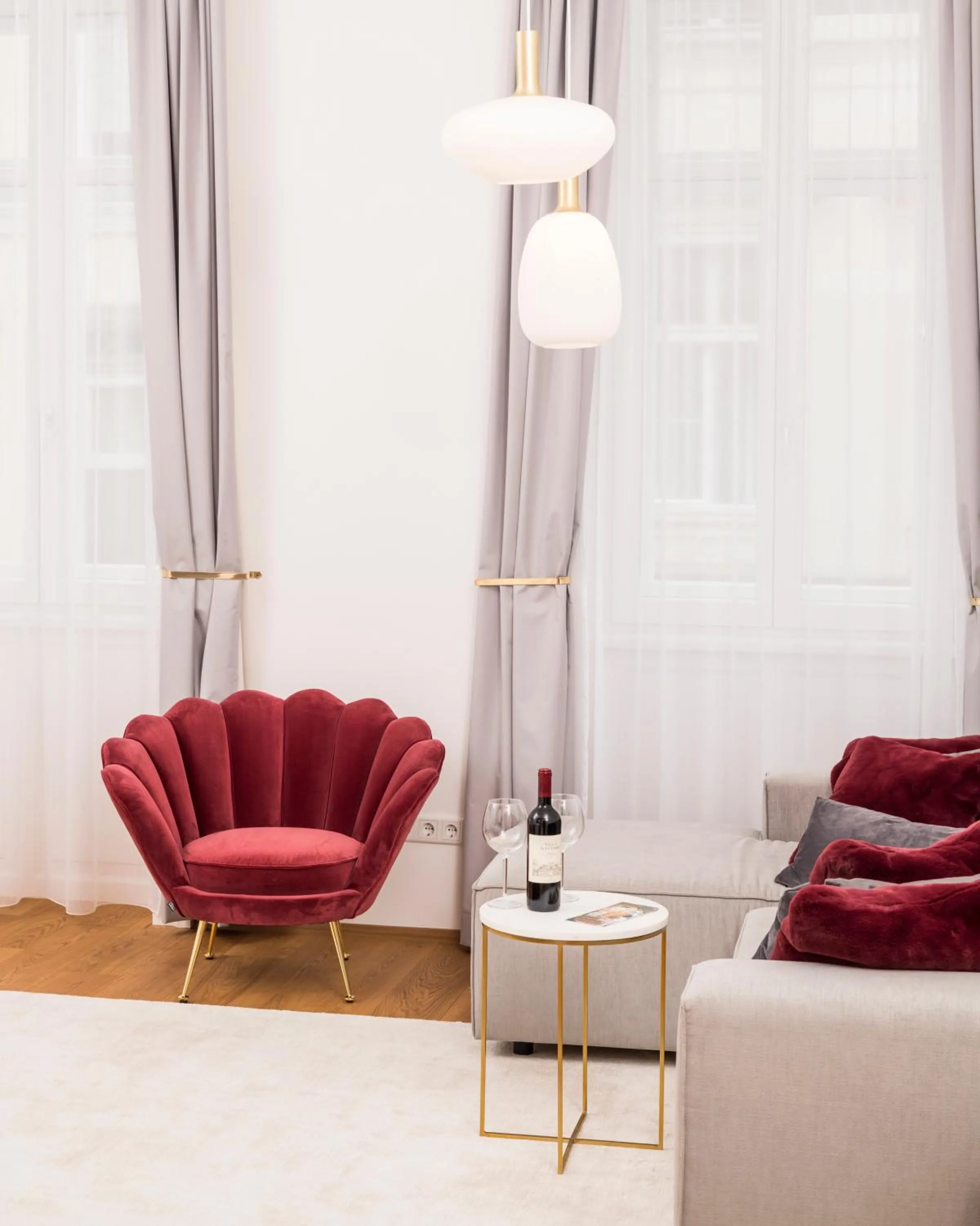 Living room in Mint@Naschmarkt Premium Apartments