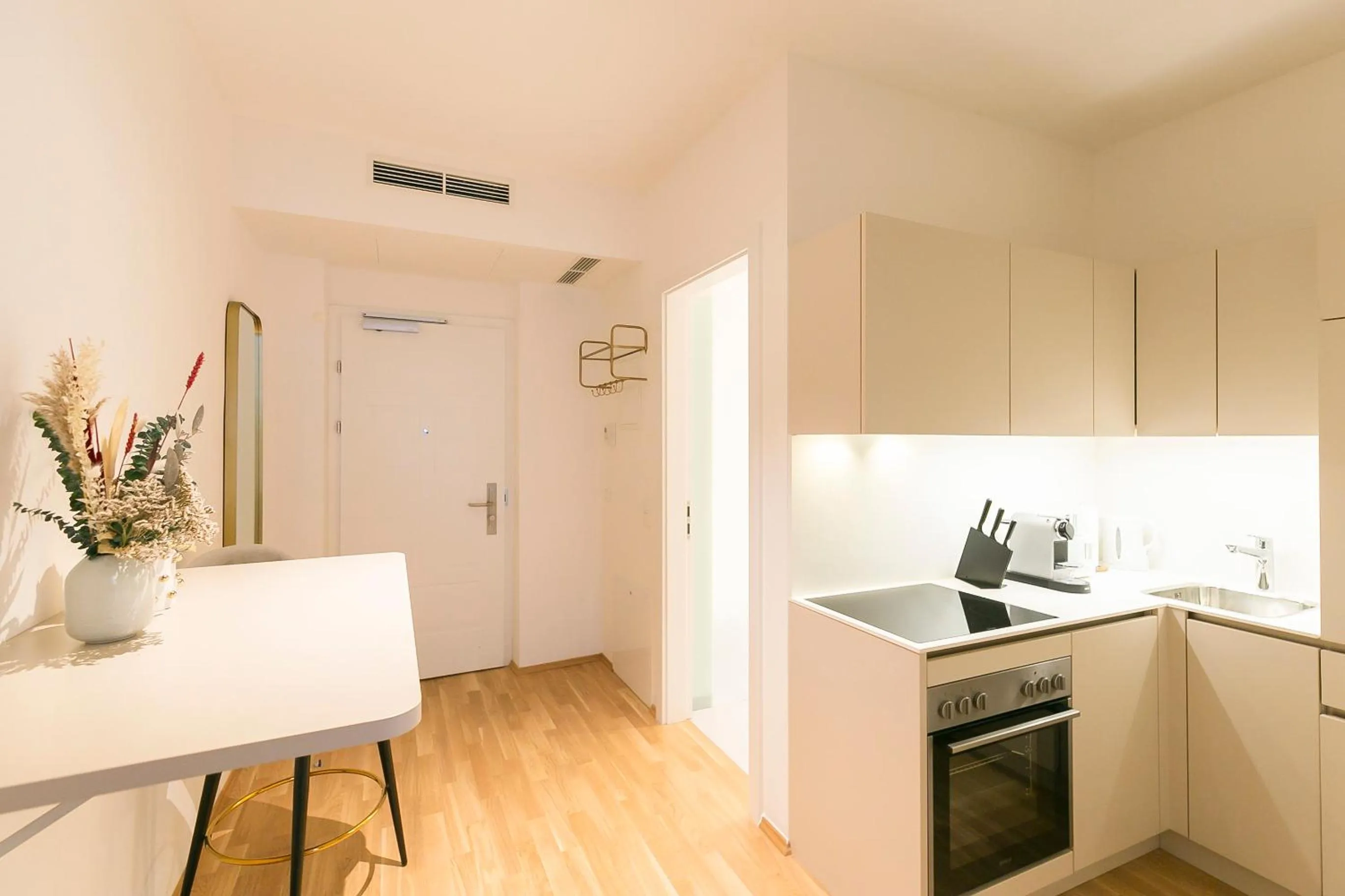 Kitchen or kitchenette in Mint@Naschmarkt Premium Apartments