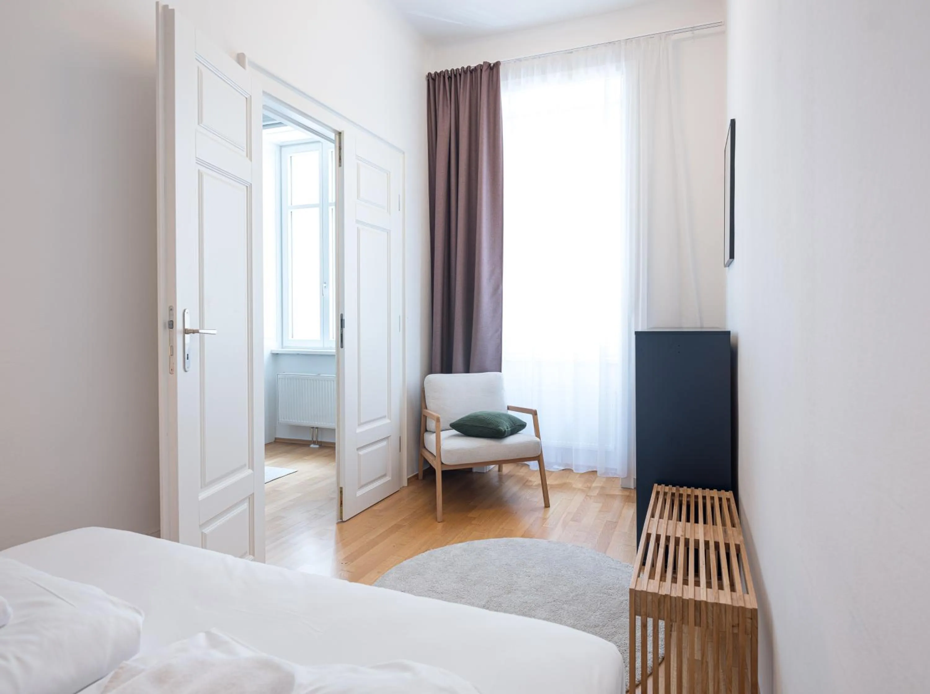 Bedroom, Bed in Mint@Naschmarkt Premium Apartments