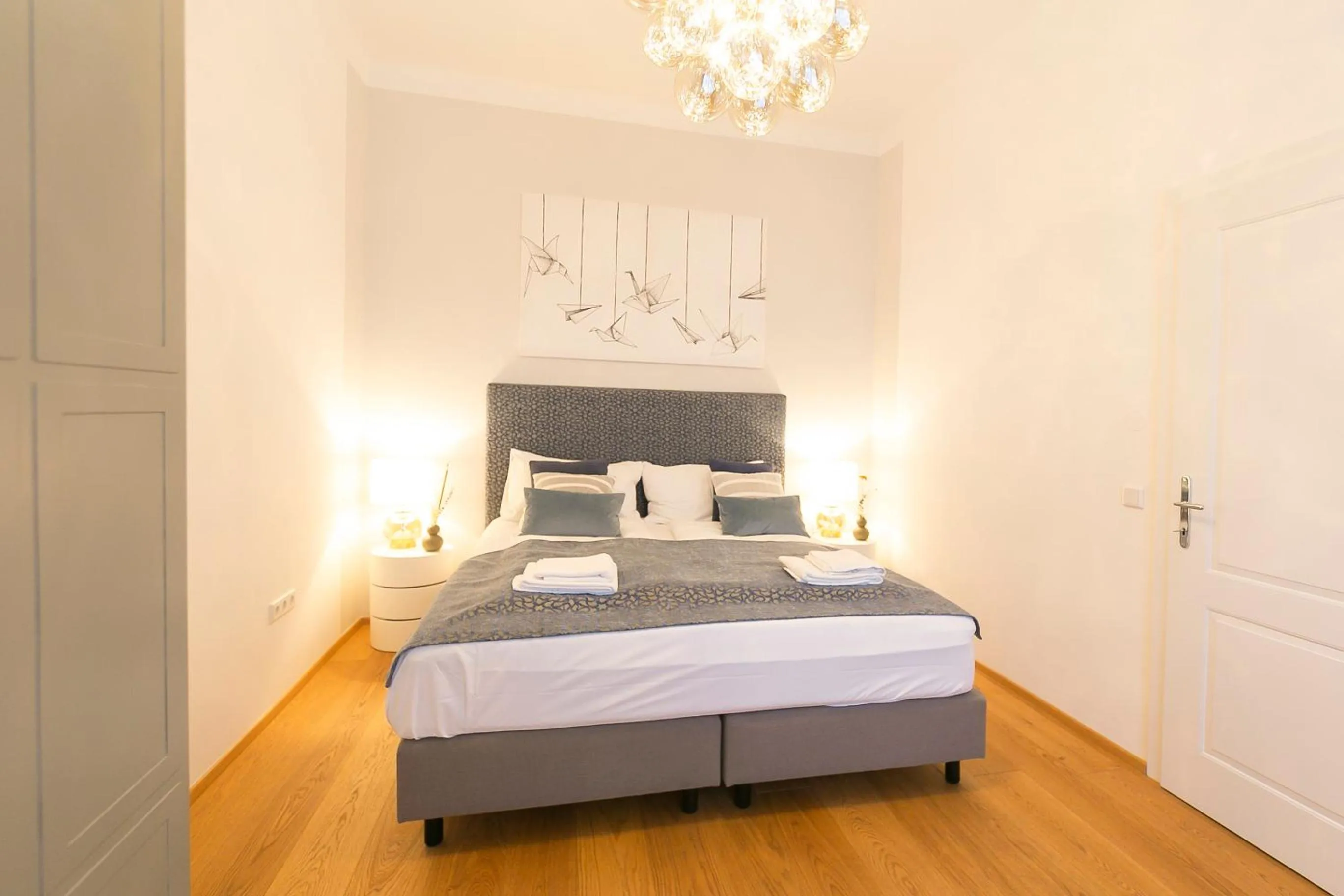 Bedroom, Bed in Mint@Naschmarkt Premium Apartments