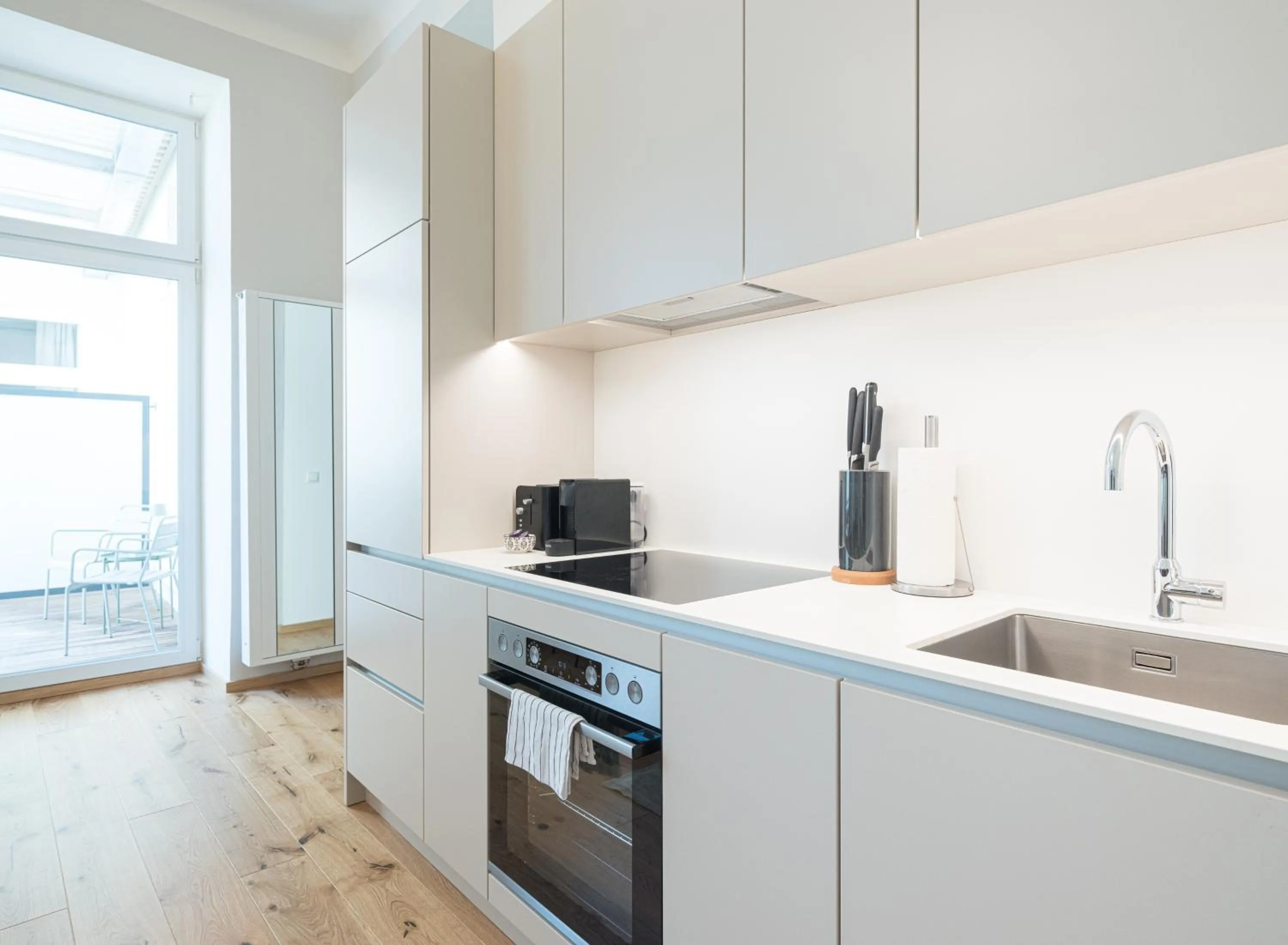 Kitchen or kitchenette in Mint@Naschmarkt Premium Apartments