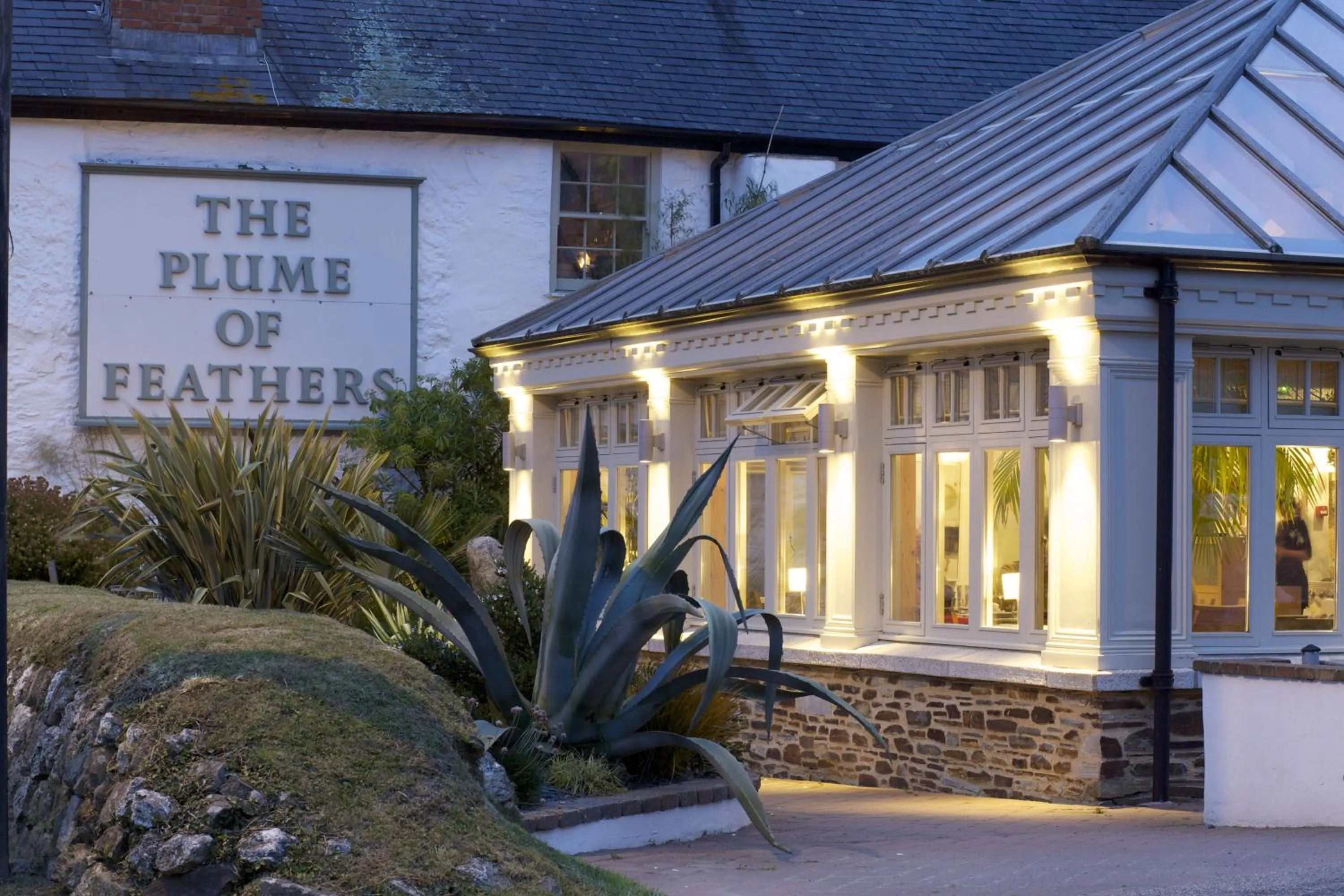 Facade/entrance in The Plume of Feathers
