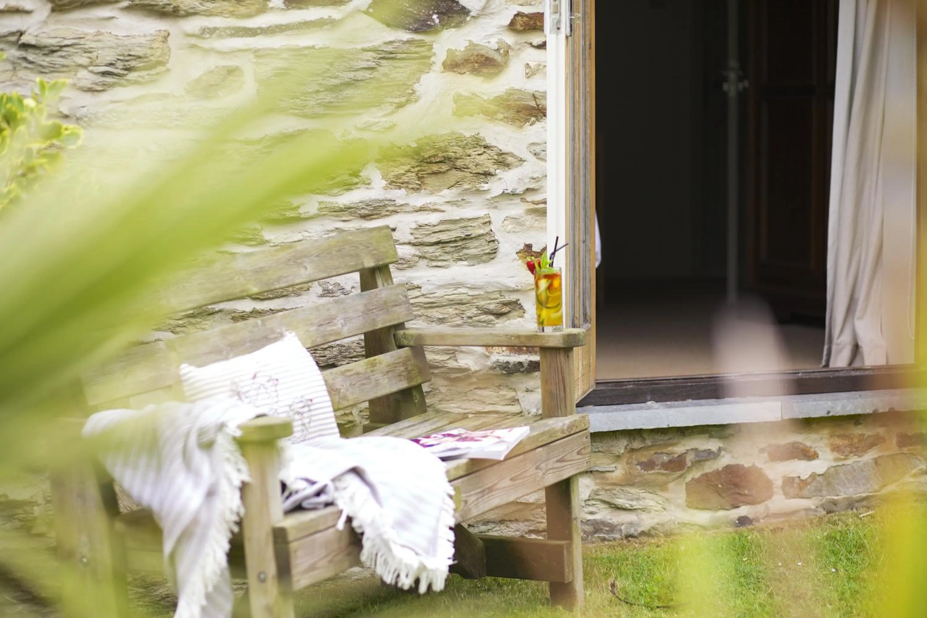 Garden view in The Plume of Feathers