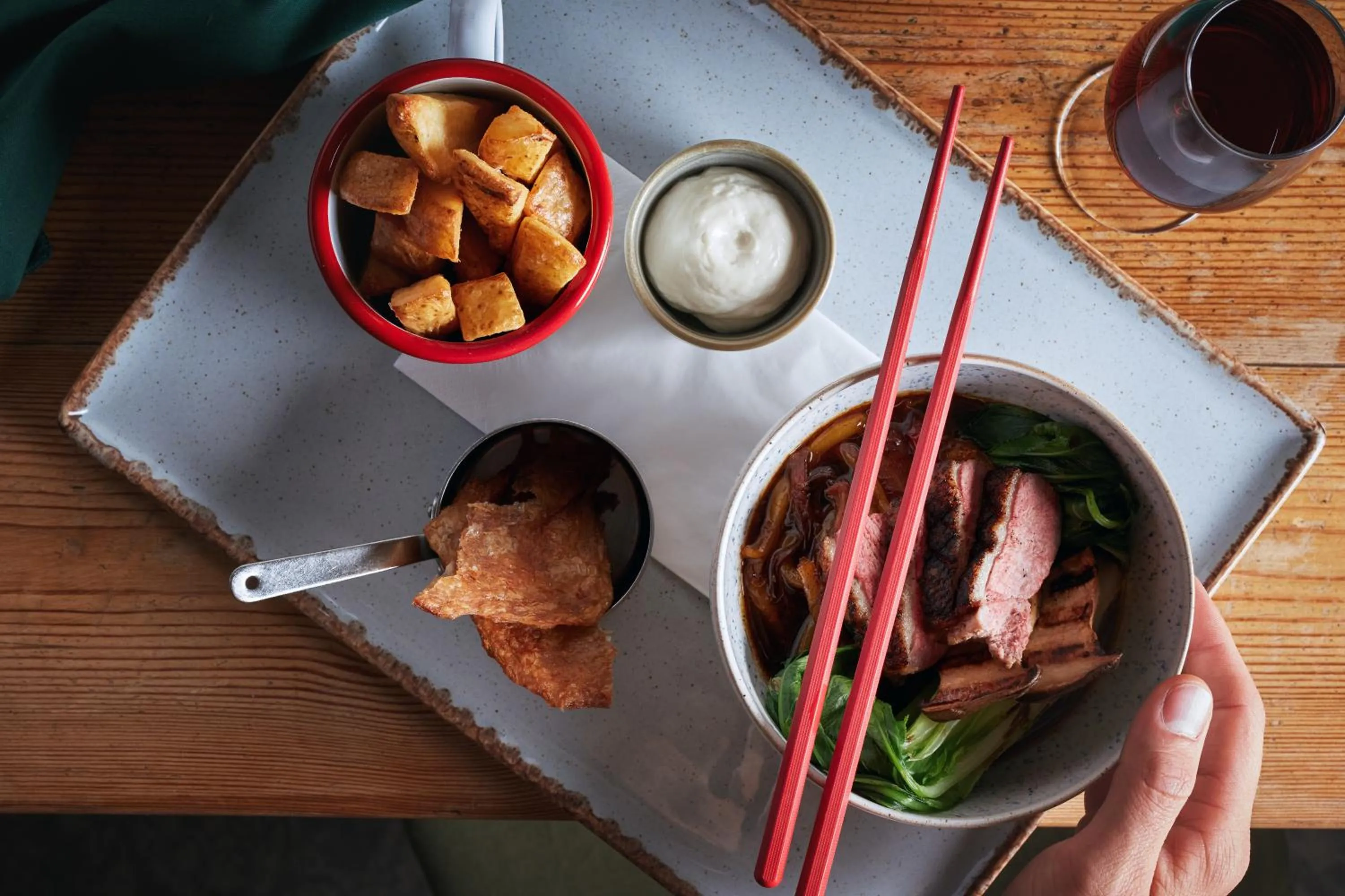 Food in The Plume of Feathers