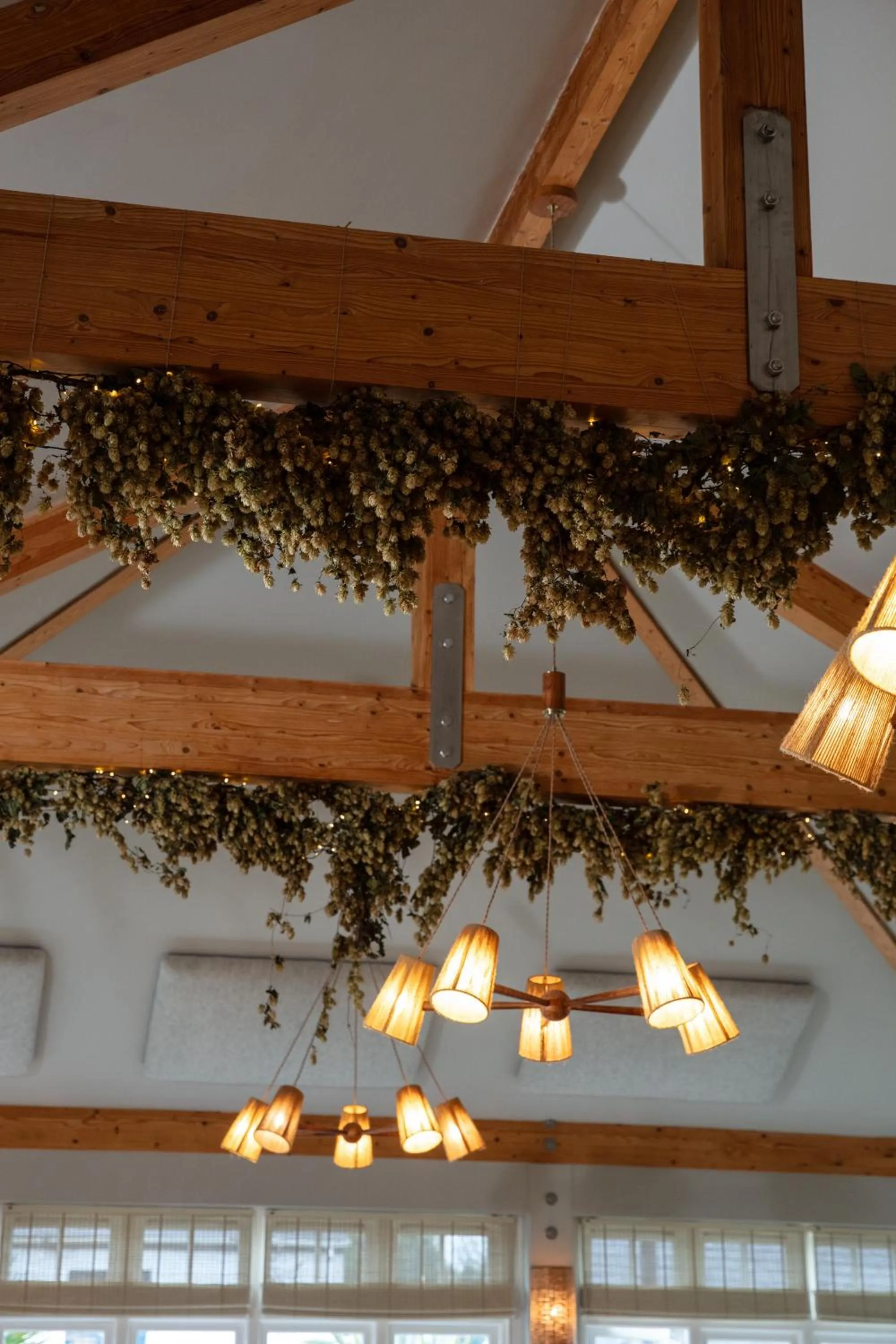 Dining area in The Plume of Feathers