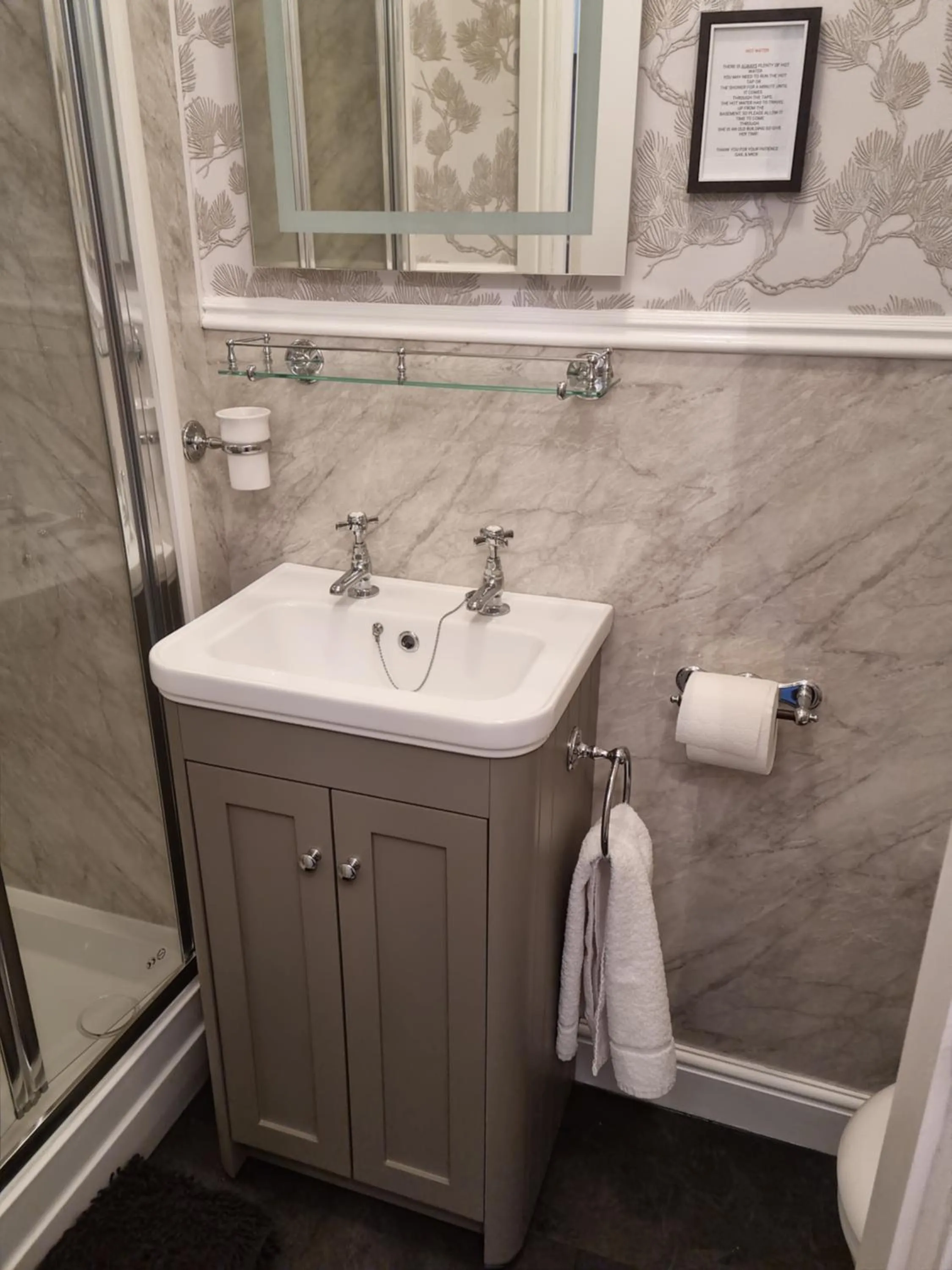 Bathroom in Mostyn House