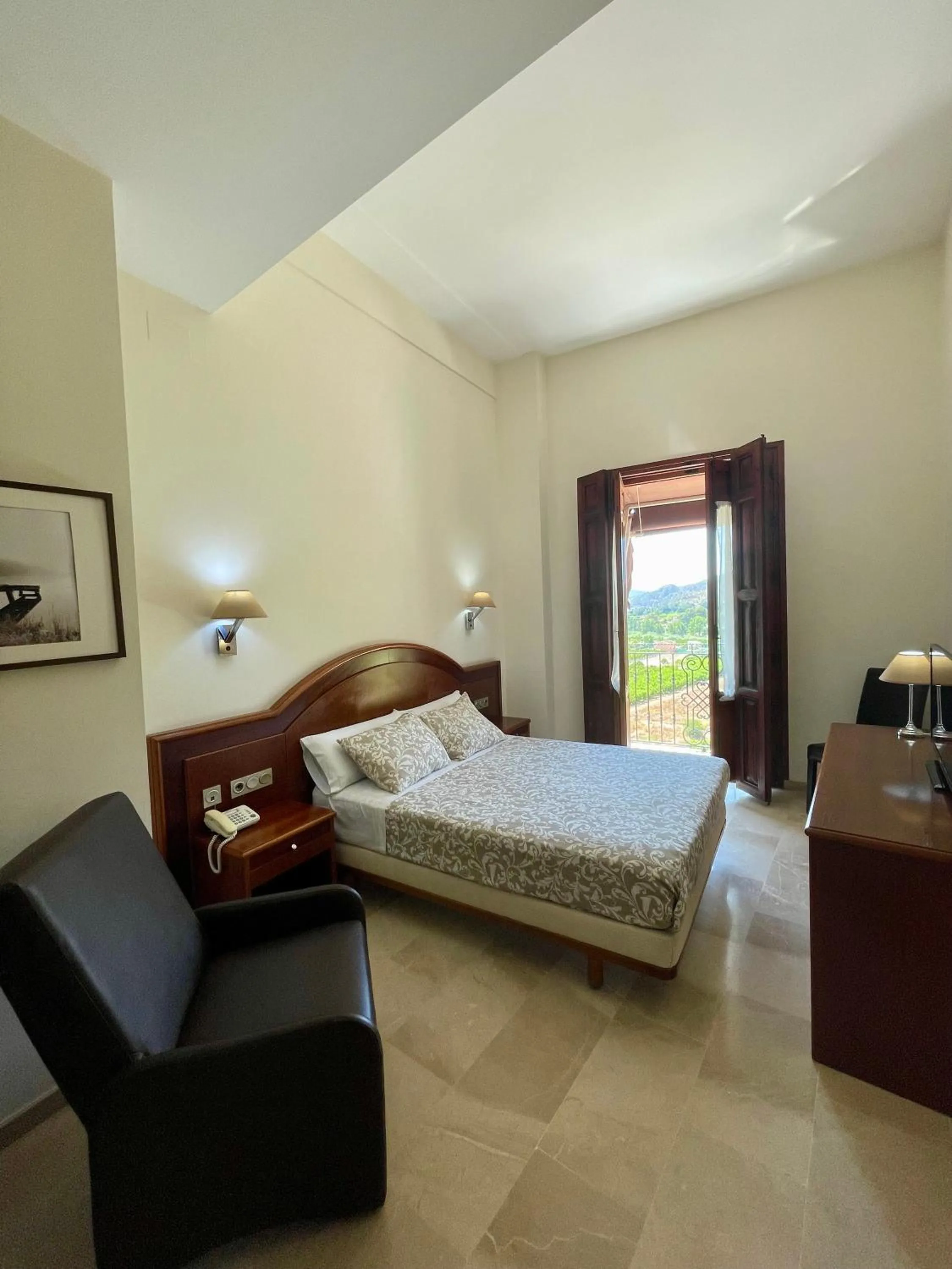 Decorative detail, Bed in Hotel San Sebastián Hospedería