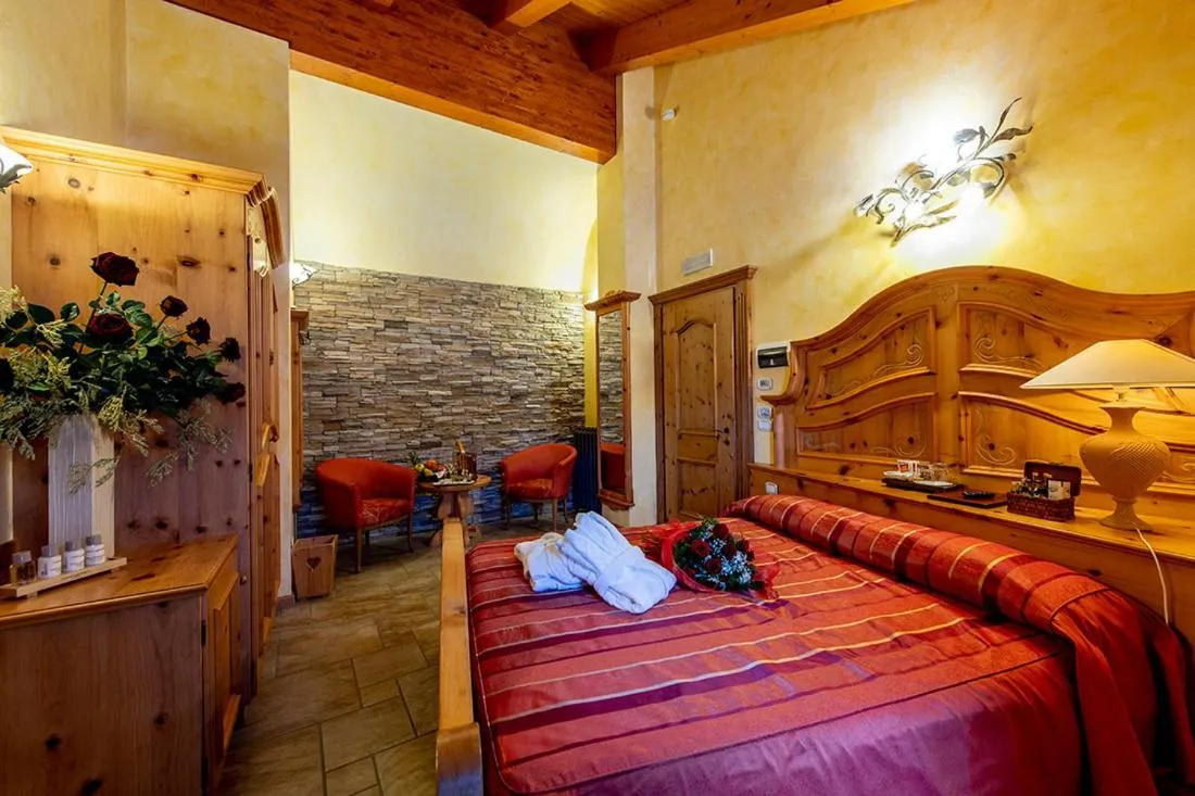 Bed in Hotel Le Ortensie