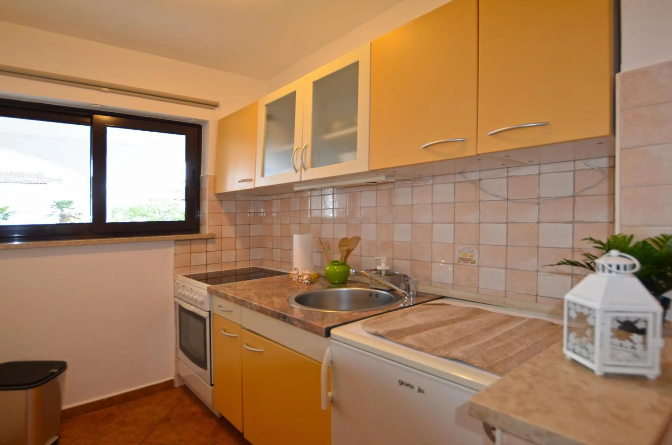 Kitchen or kitchenette in Apartments Greta