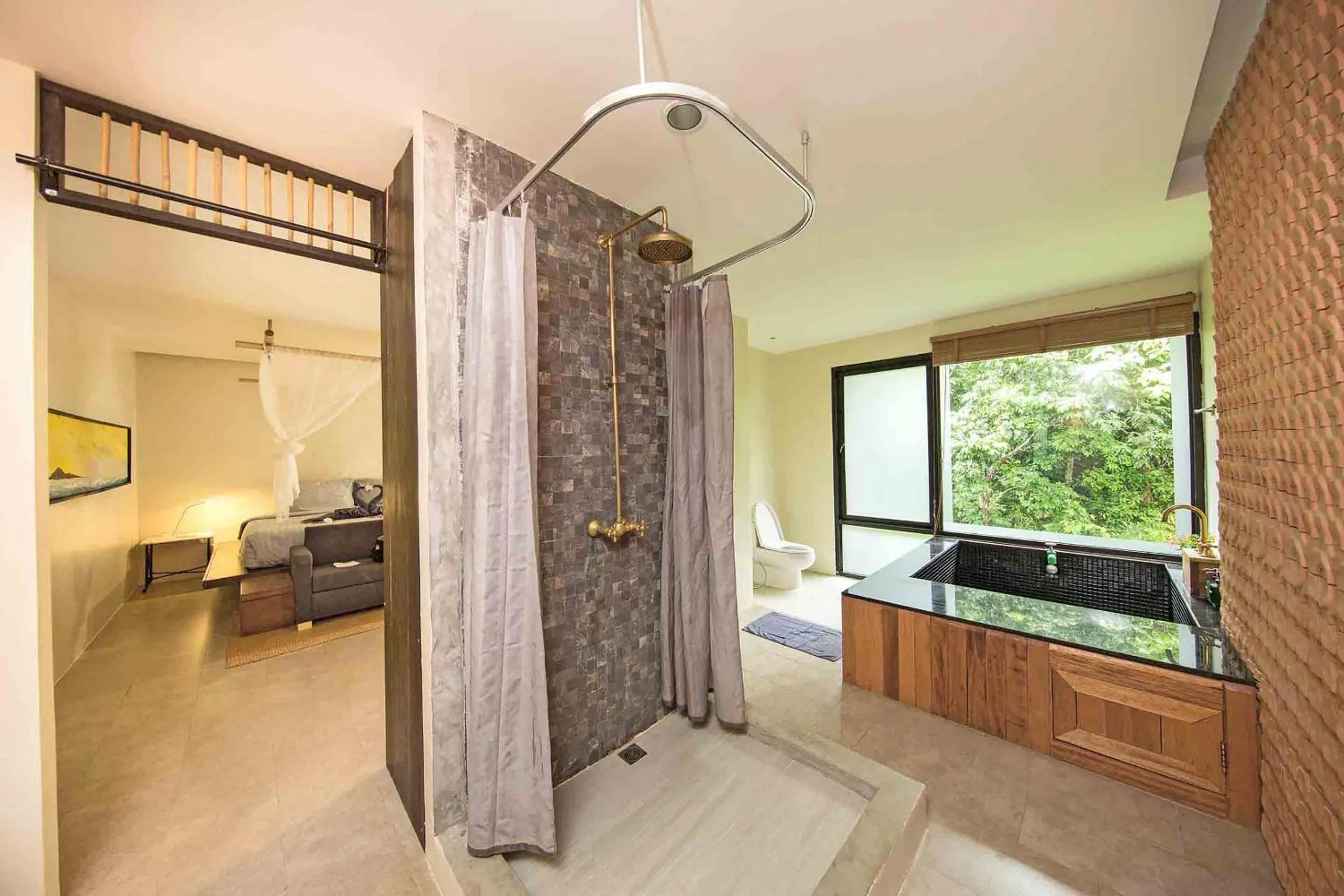 Bathroom in SriLanta Resort and Spa