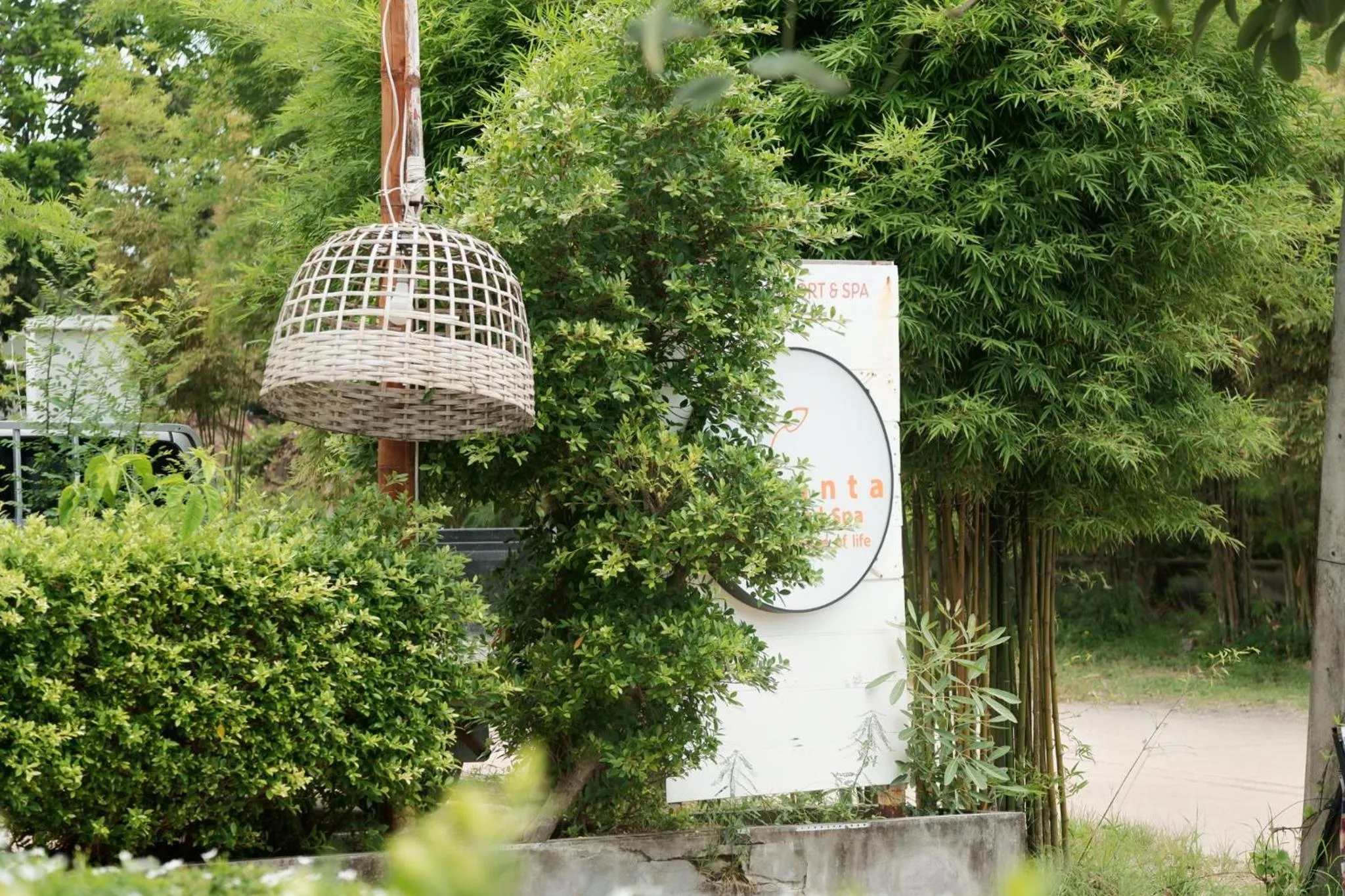 Facade/entrance in SriLanta Resort and Spa