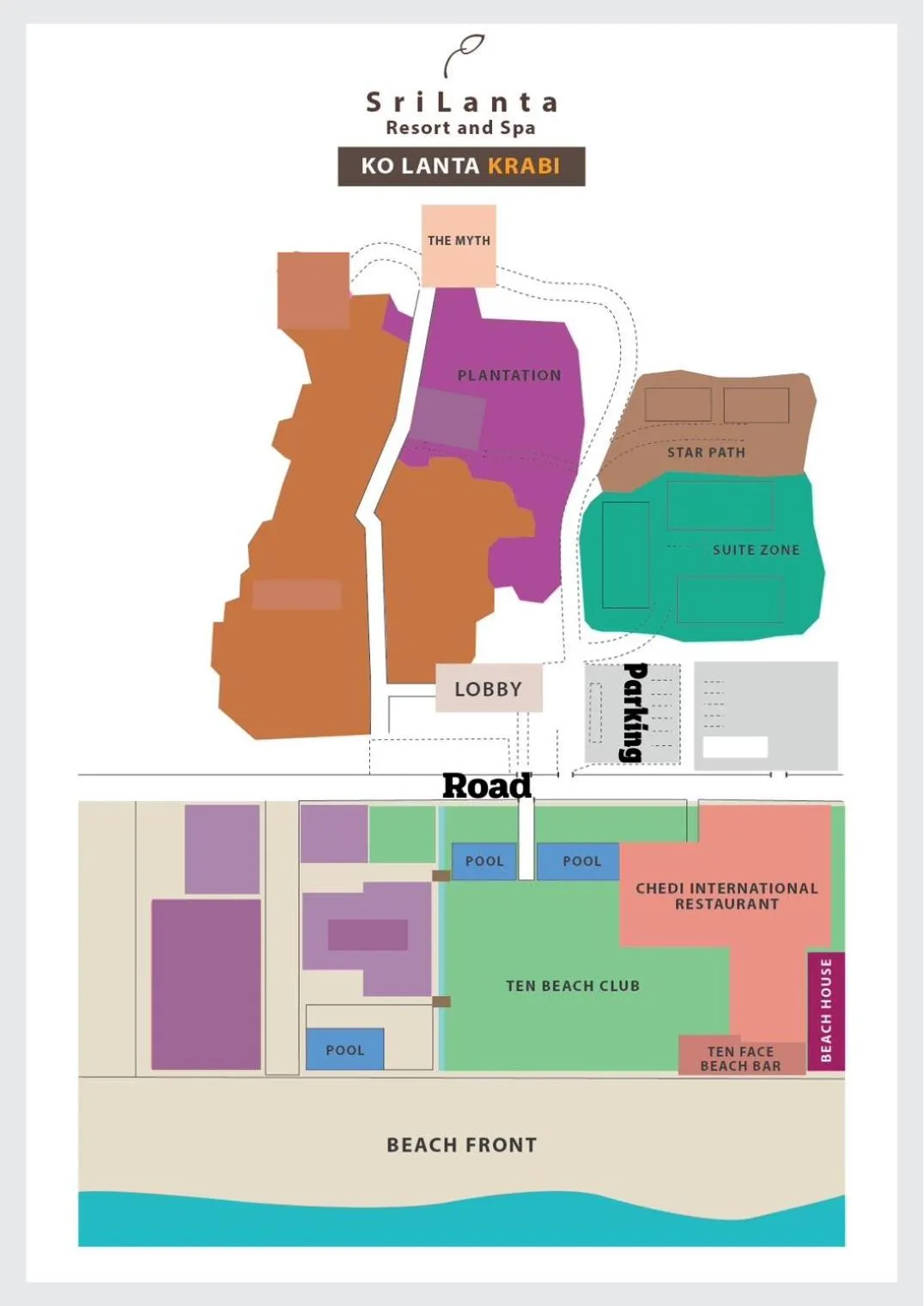 Floor plan in SriLanta Resort and Spa