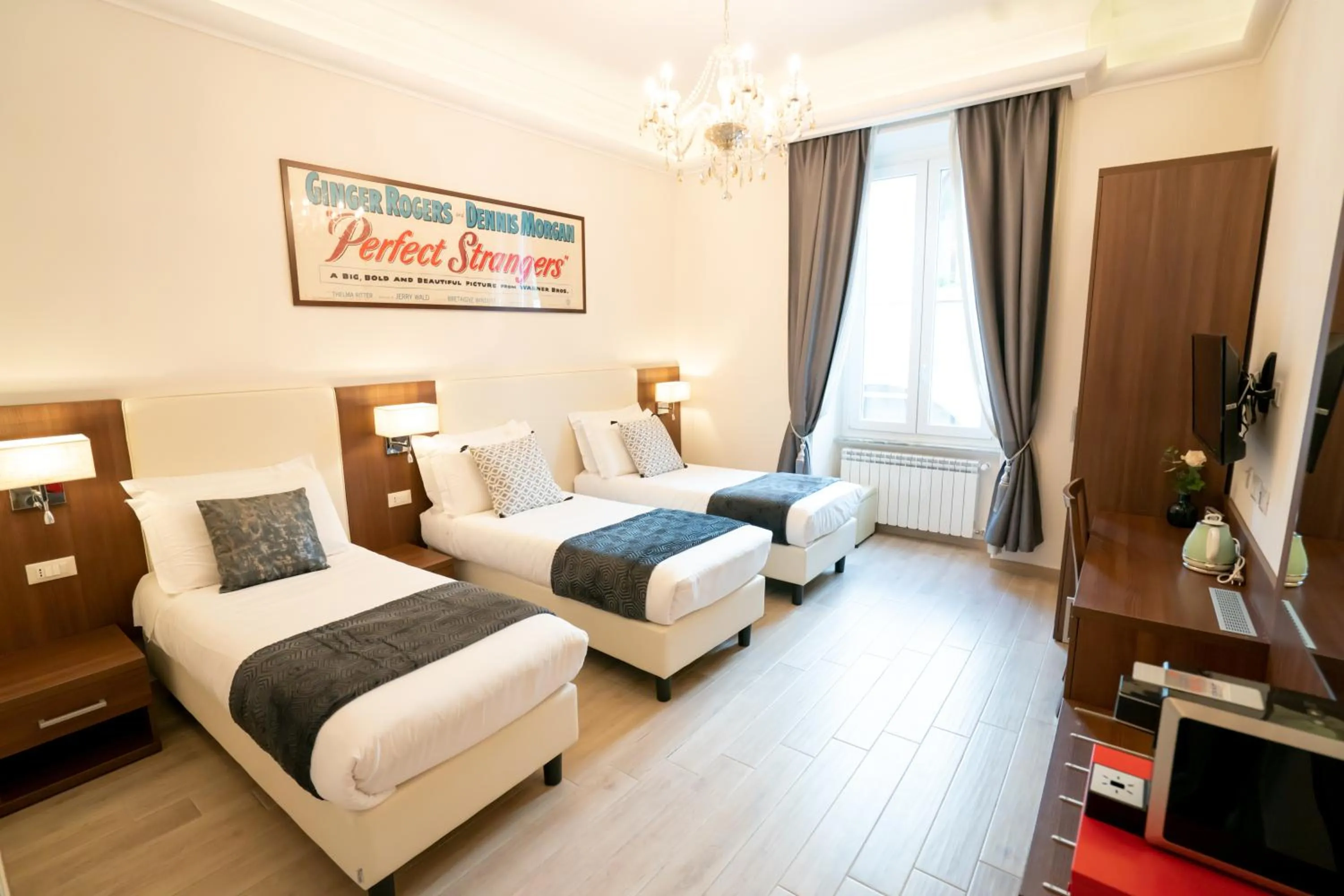 Bed in Archi di Roma Guest House