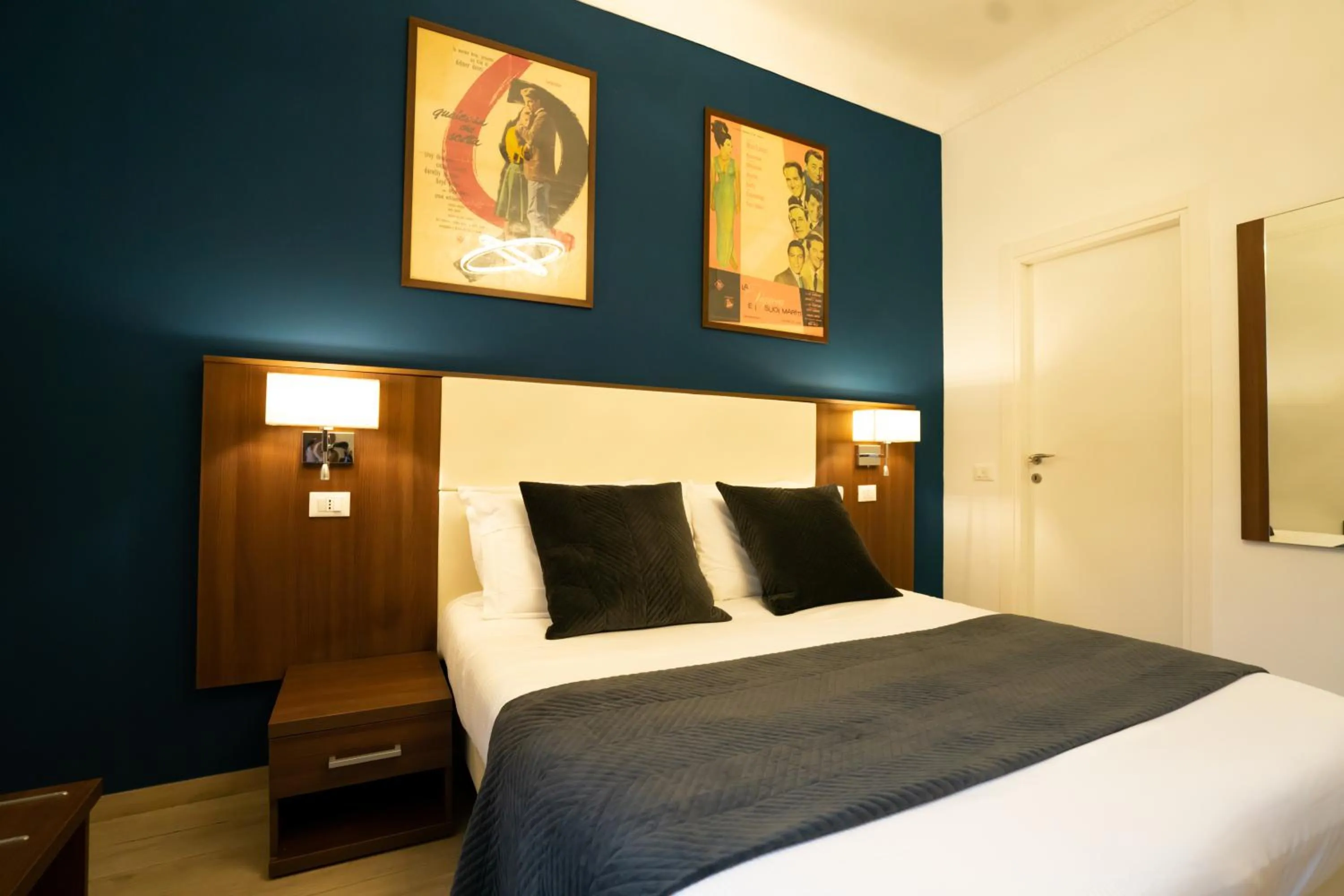 Bed in Archi di Roma Guest House