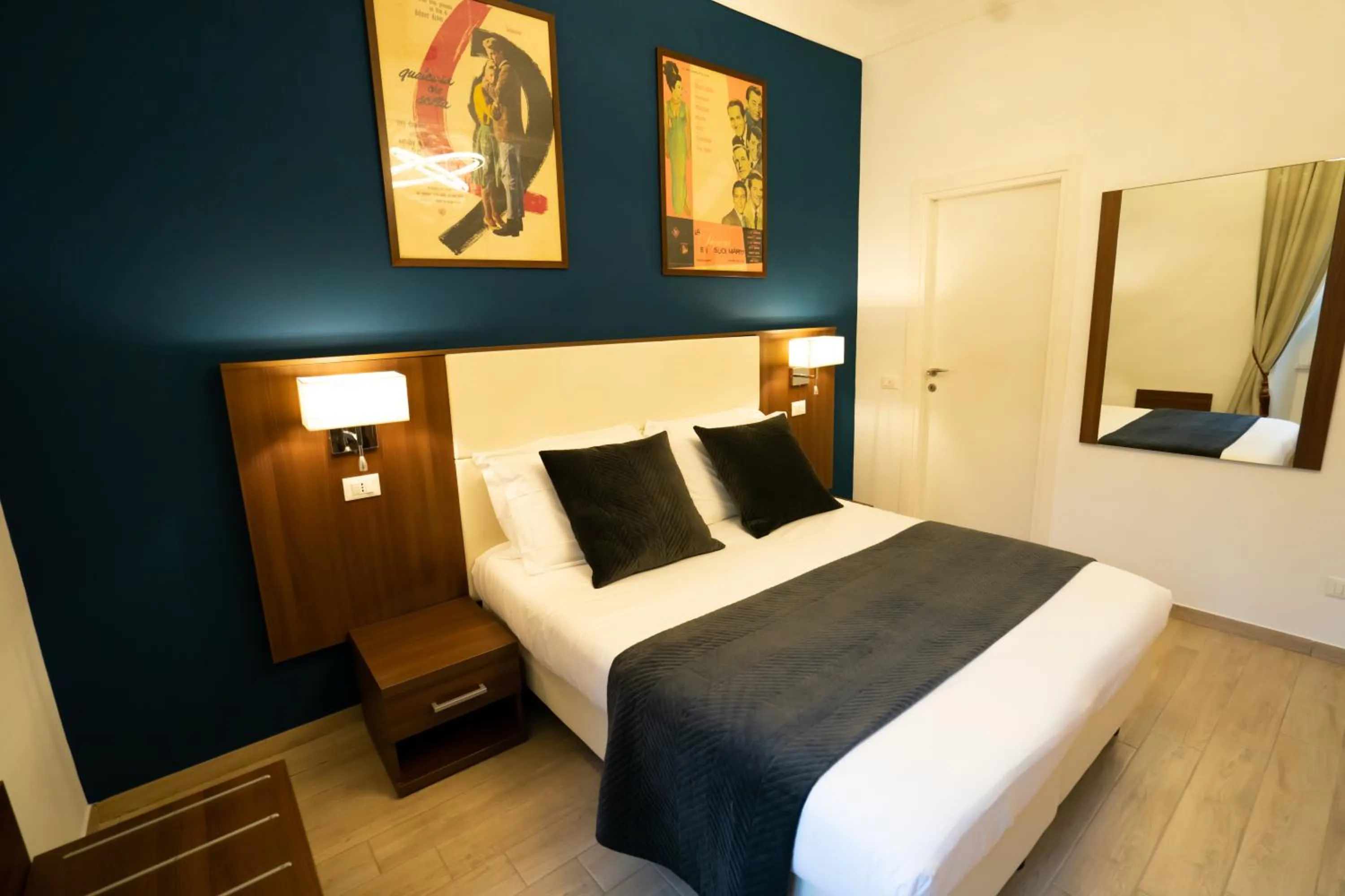 Bed in Archi di Roma Guest House