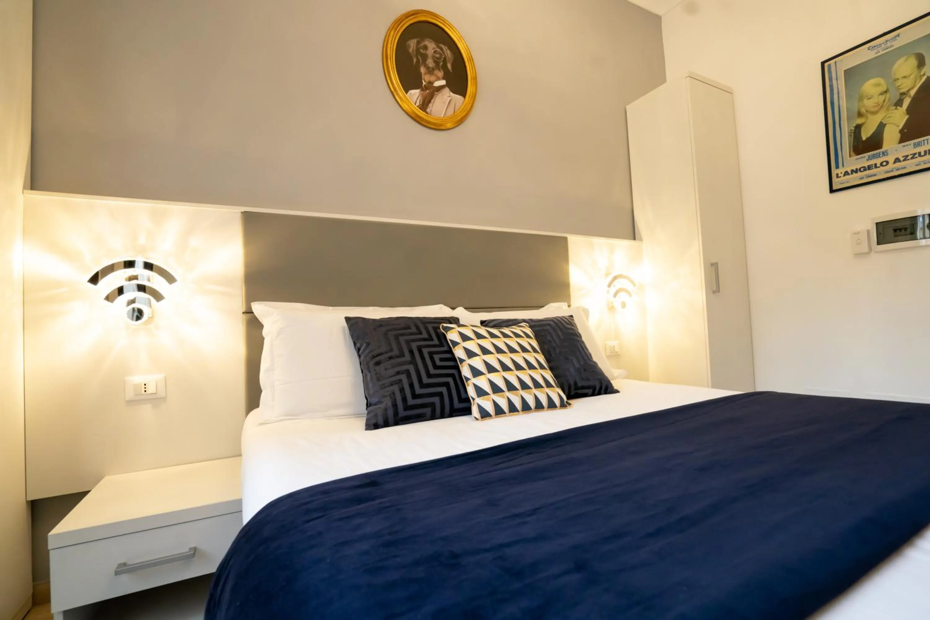 Bed in Archi di Roma Guest House