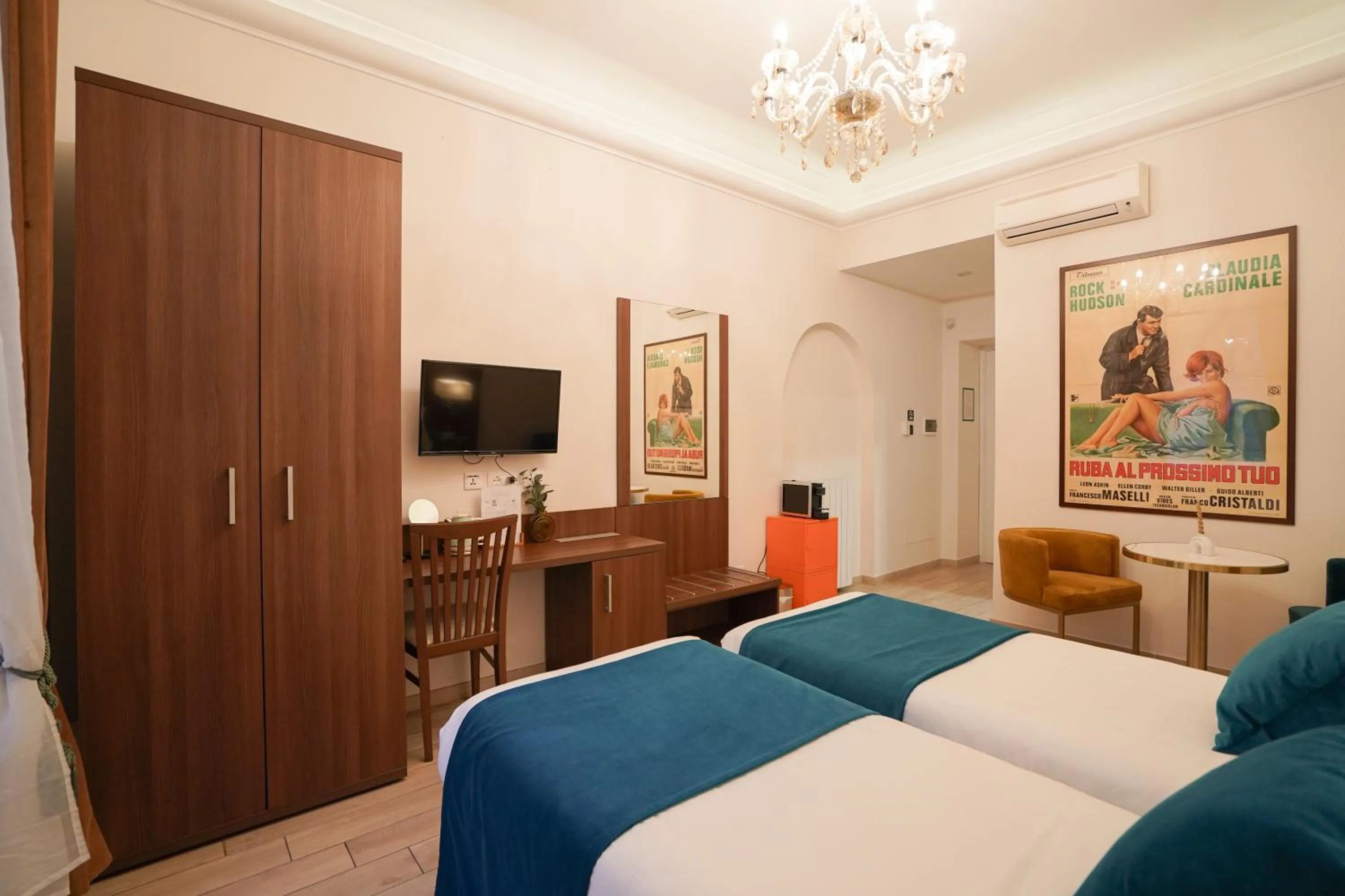 Bed in Archi di Roma Guest House