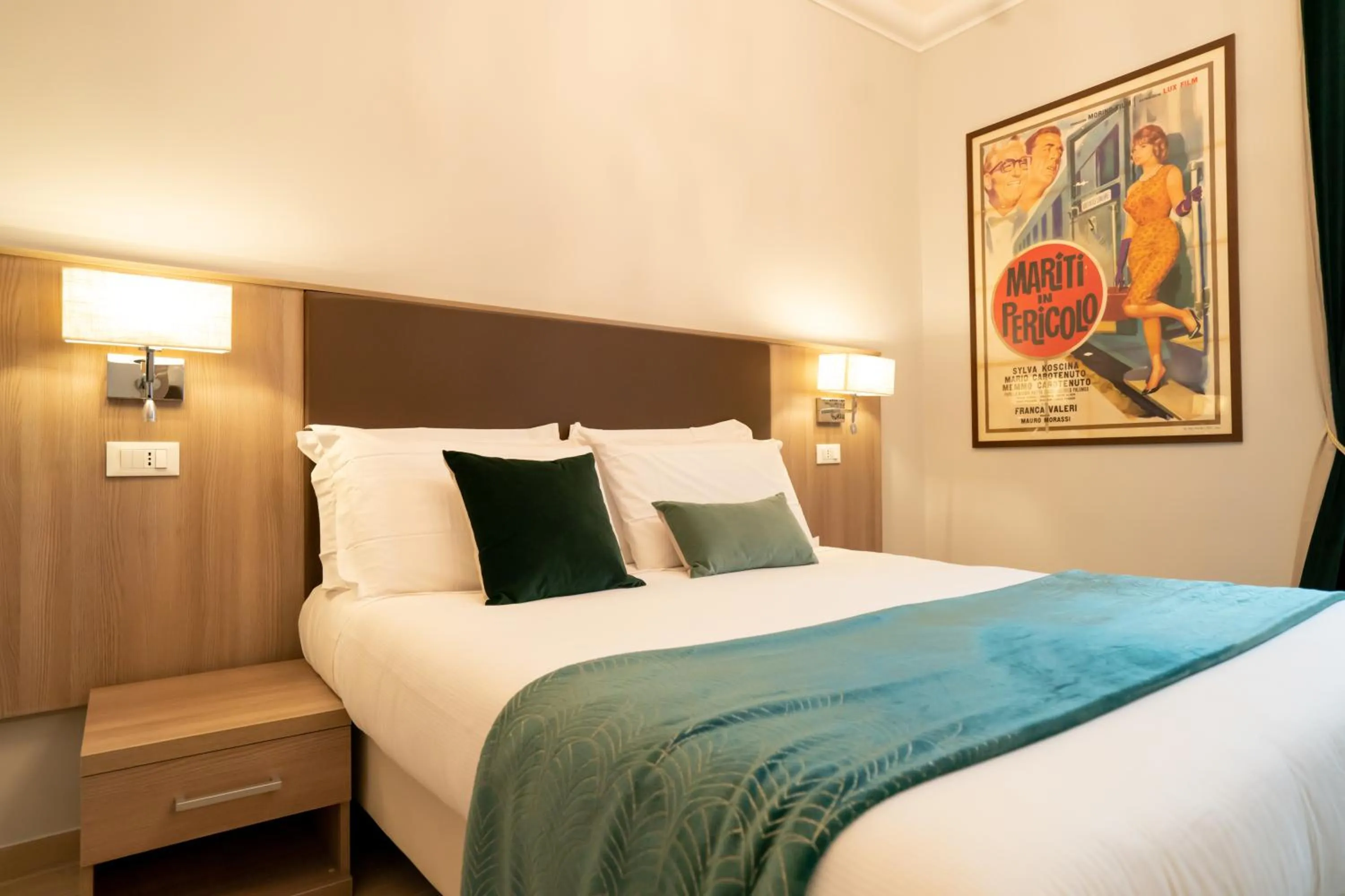 Bed in Archi di Roma Guest House