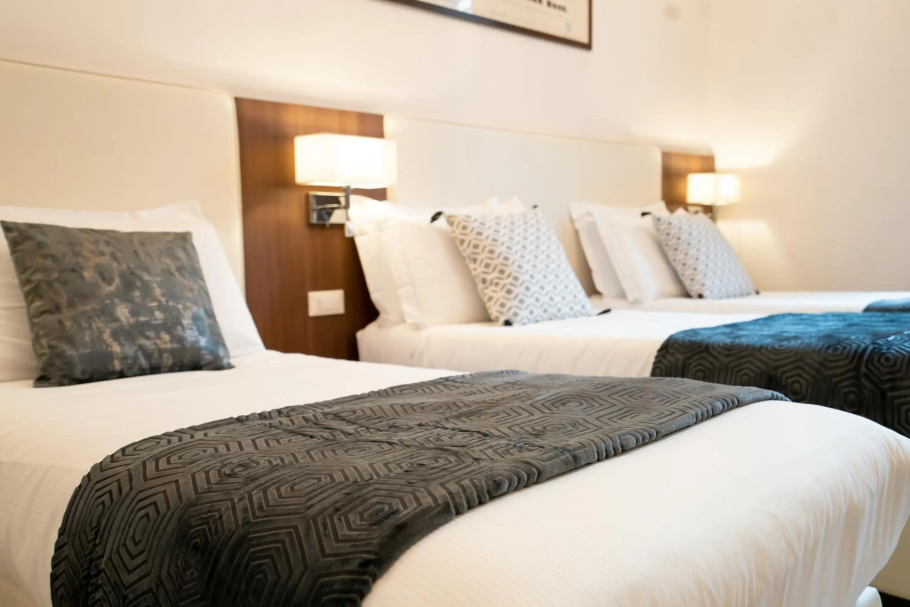 Bed in Archi di Roma Guest House