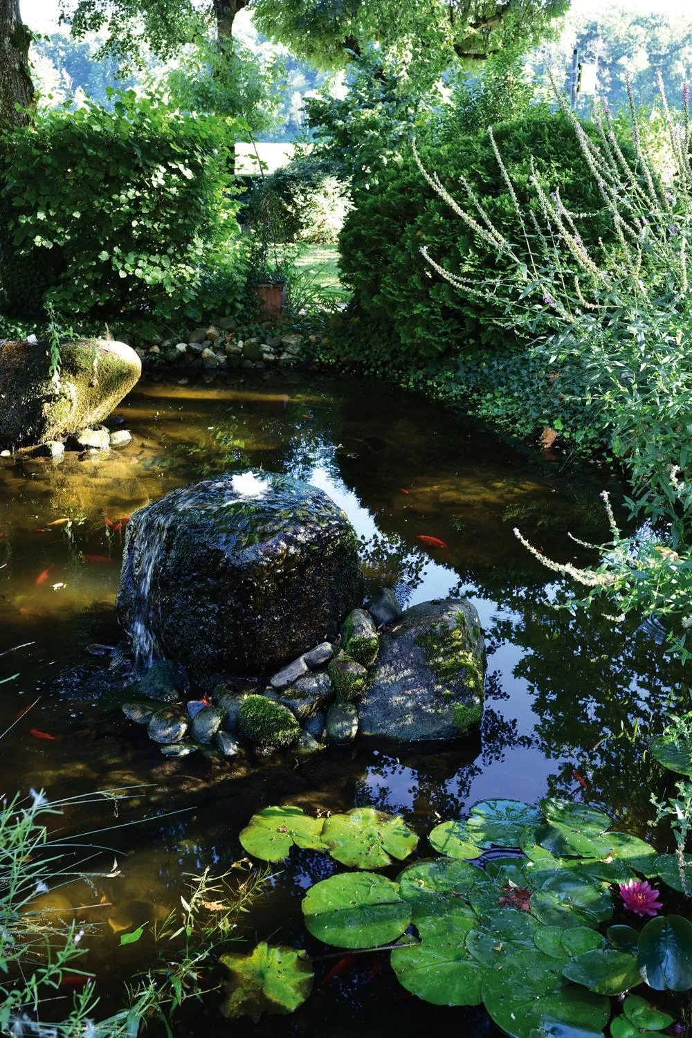 Garden in Hôtel Restaurant Logis Auberge Sundgovienne