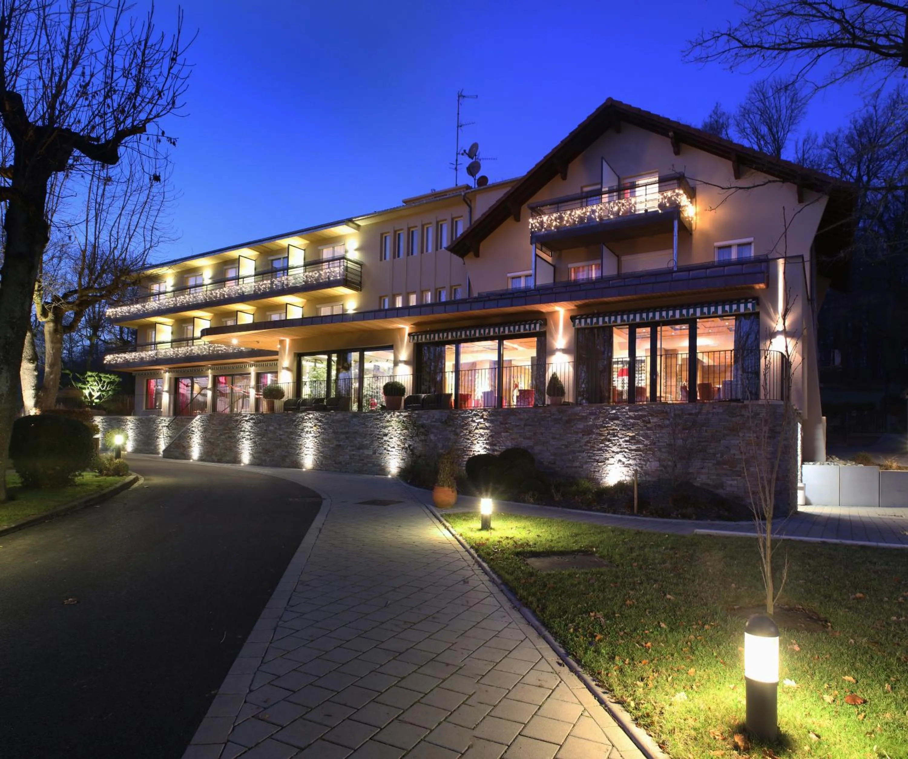 Property building in Hôtel Restaurant Logis Auberge Sundgovienne