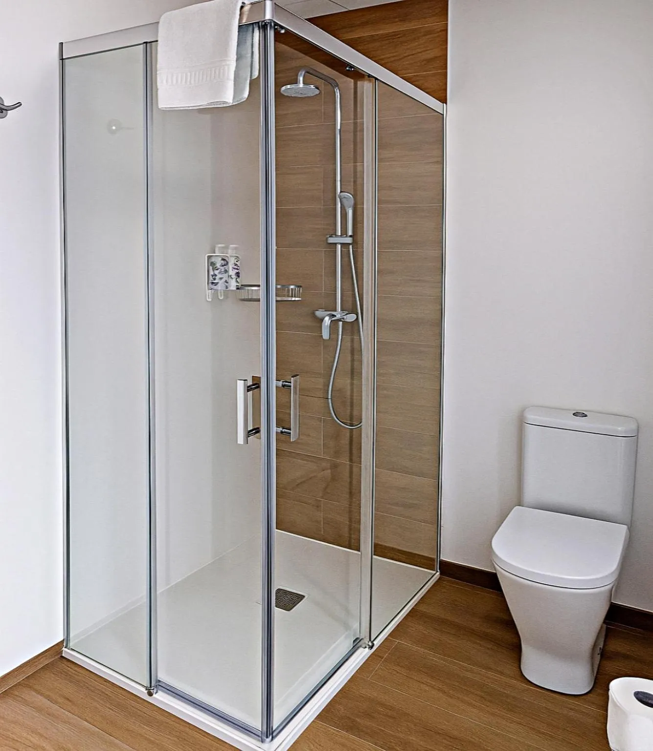 Shower in Hotel Entrerailes