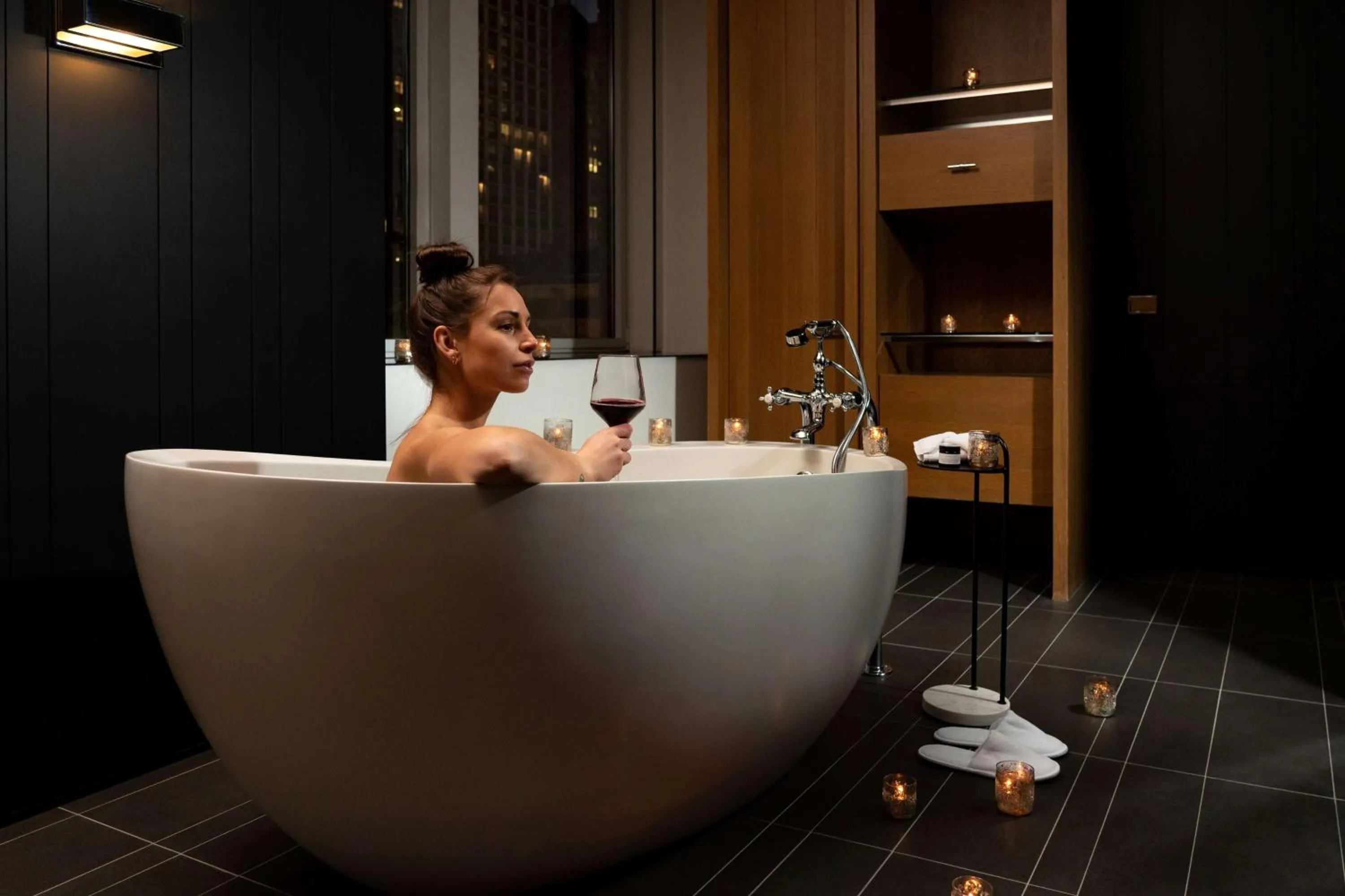 Bathroom in Andaz 5th Avenue, By Hyatt